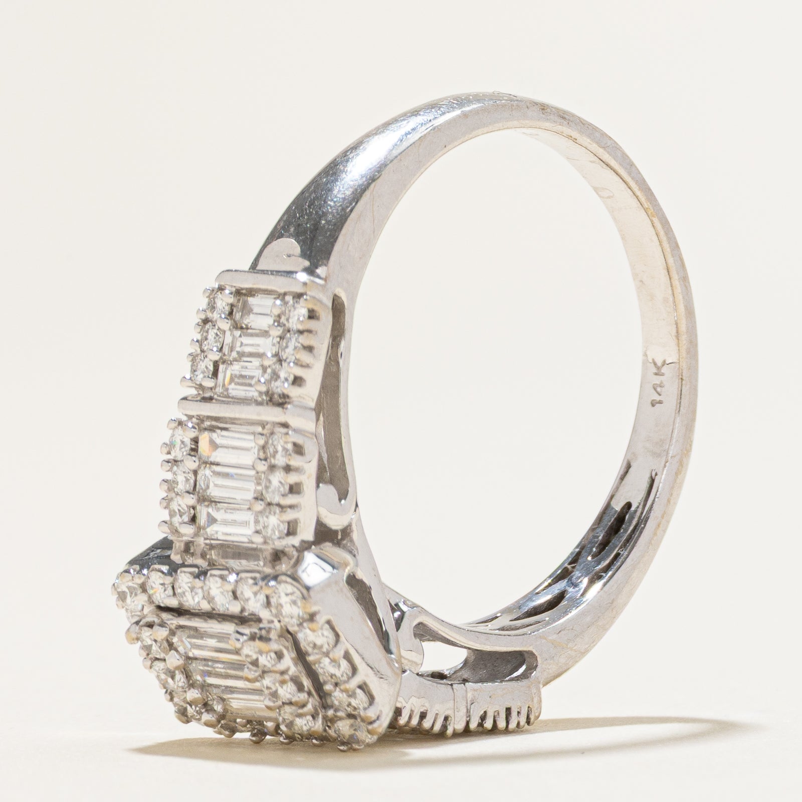 Illusion Set Diamond Halo Ring | 0.75ctw | SZ 8.75