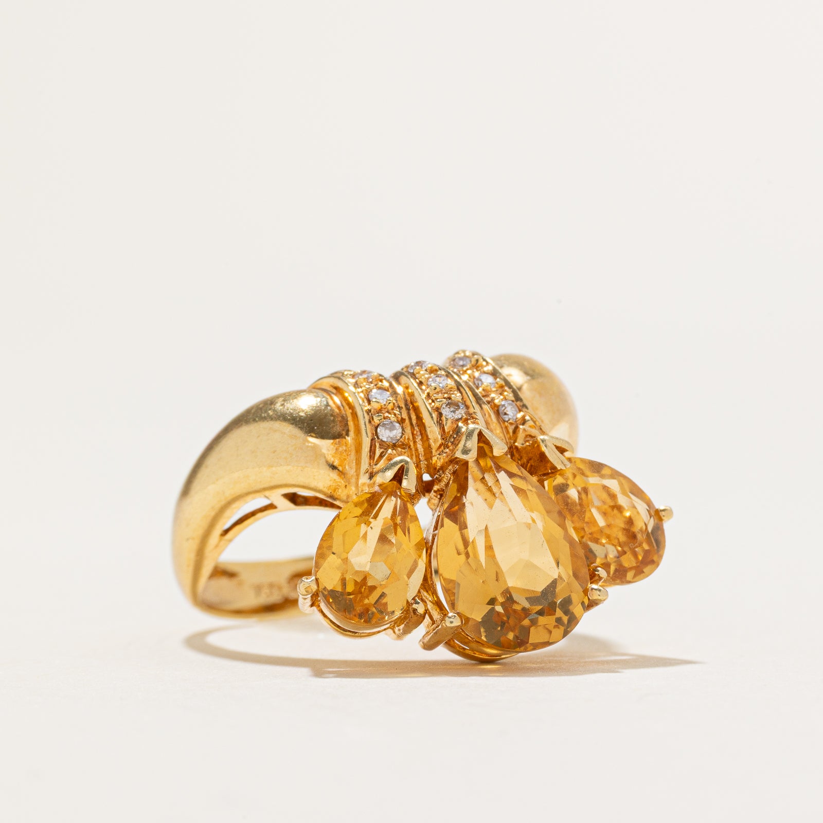 Topaz & Diamond Cocktail Ring | 4.40ctw, 0.05ctw | SZ 6.75