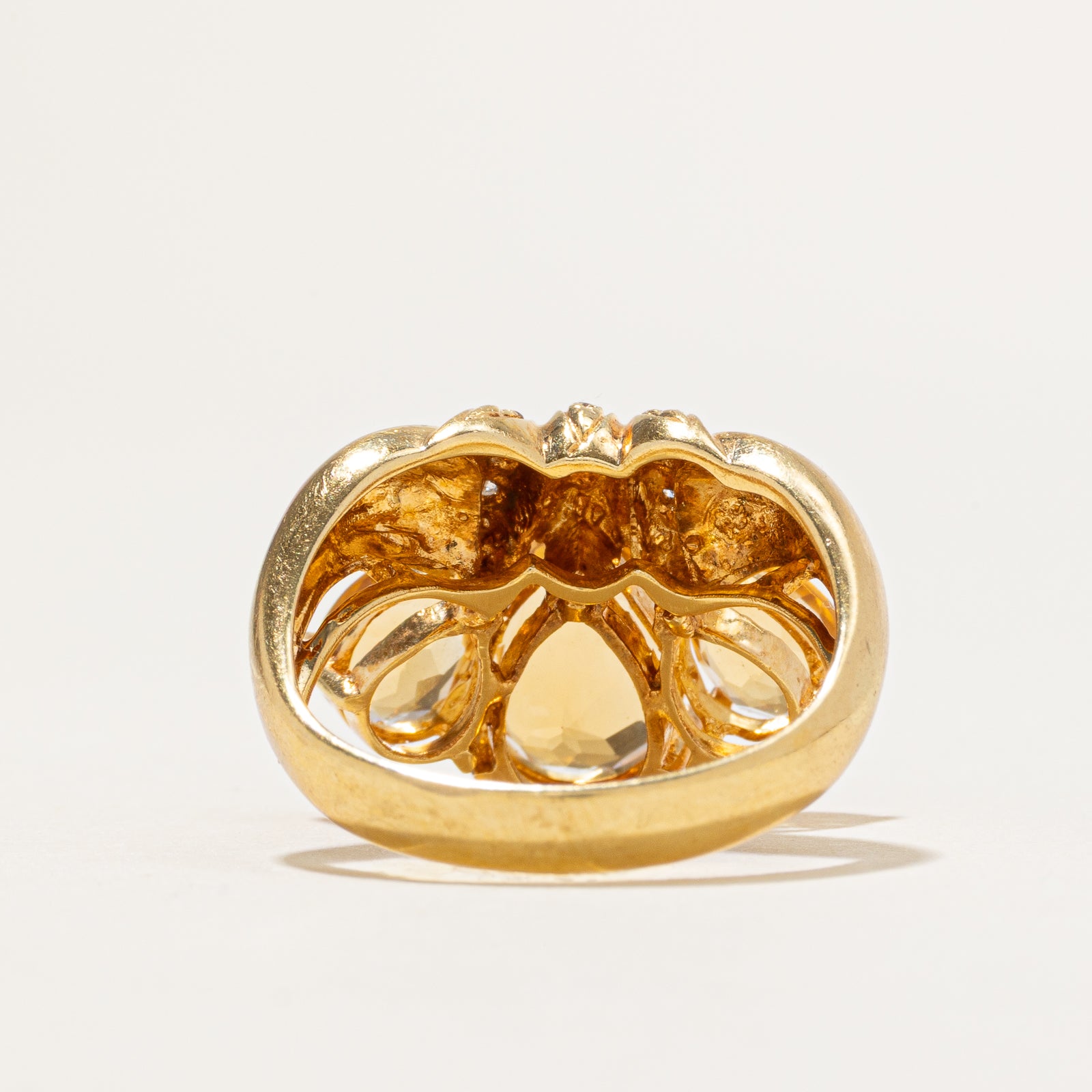 Topaz & Diamond Cocktail Ring | 4.40ctw, 0.05ctw | SZ 6.75