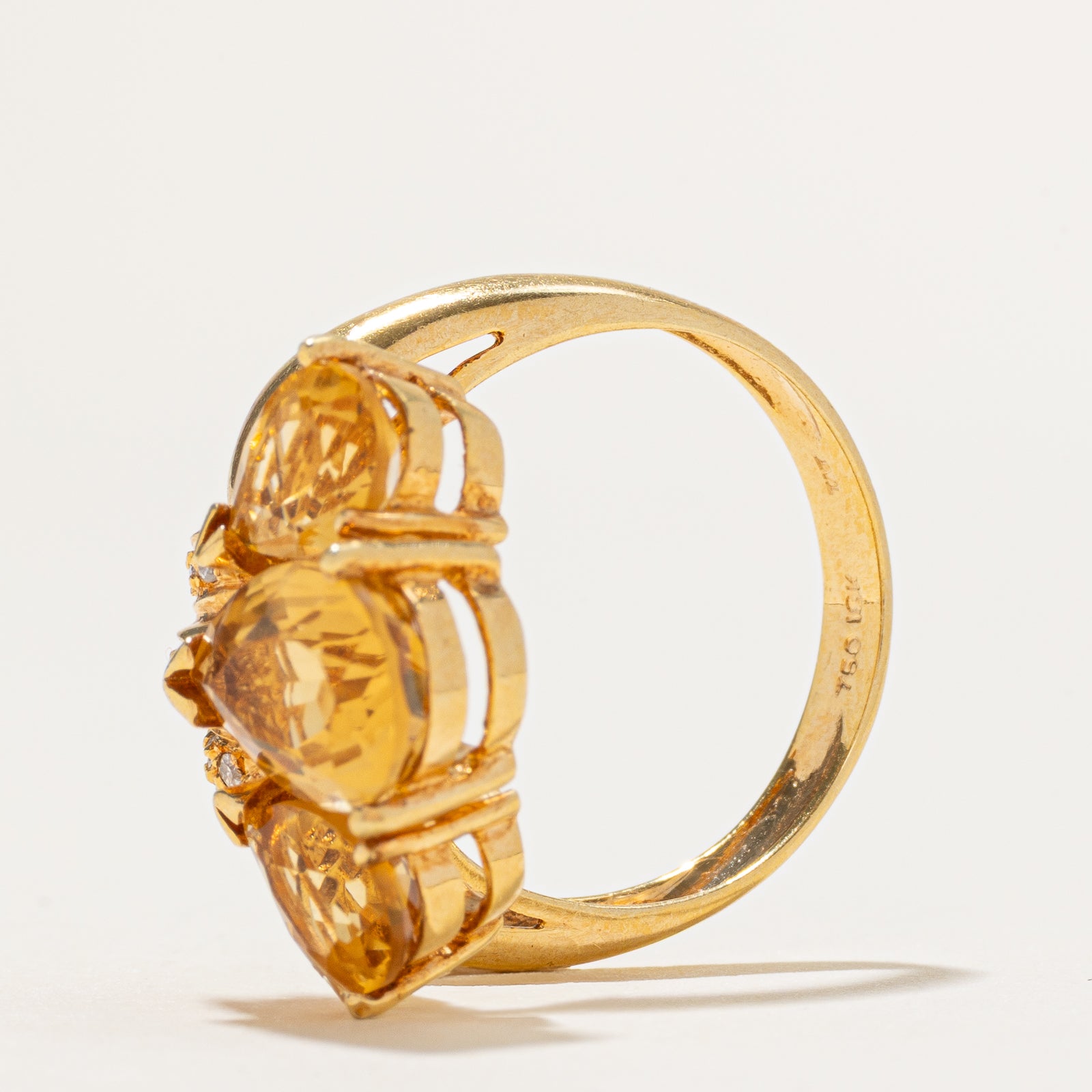 Topaz & Diamond Cocktail Ring | 4.40ctw, 0.05ctw | SZ 6.75