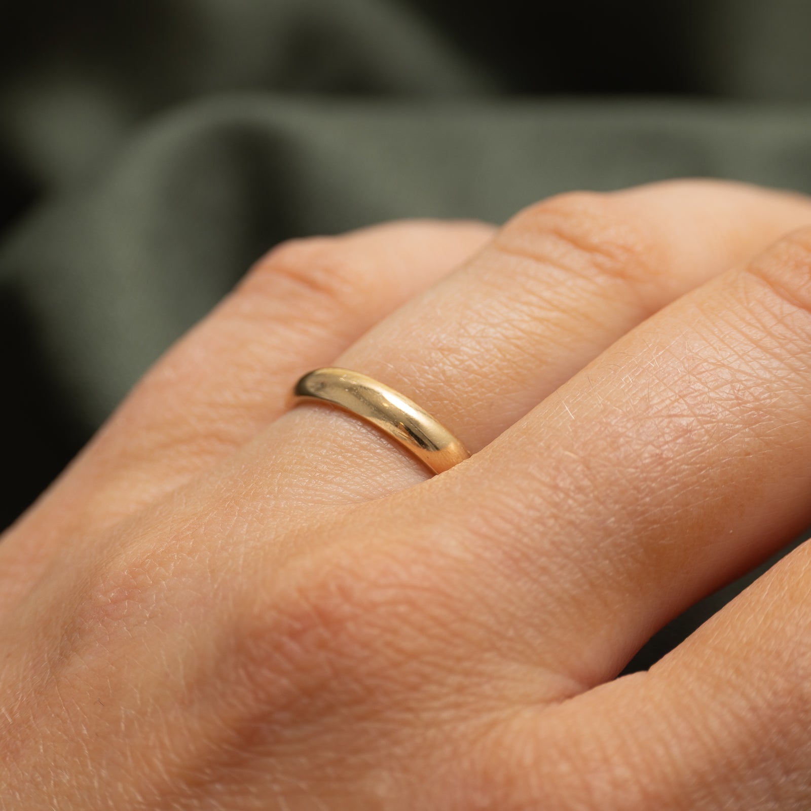 'Birks' 14k Yellow Gold Band | 3.20mm | SZ 5.75