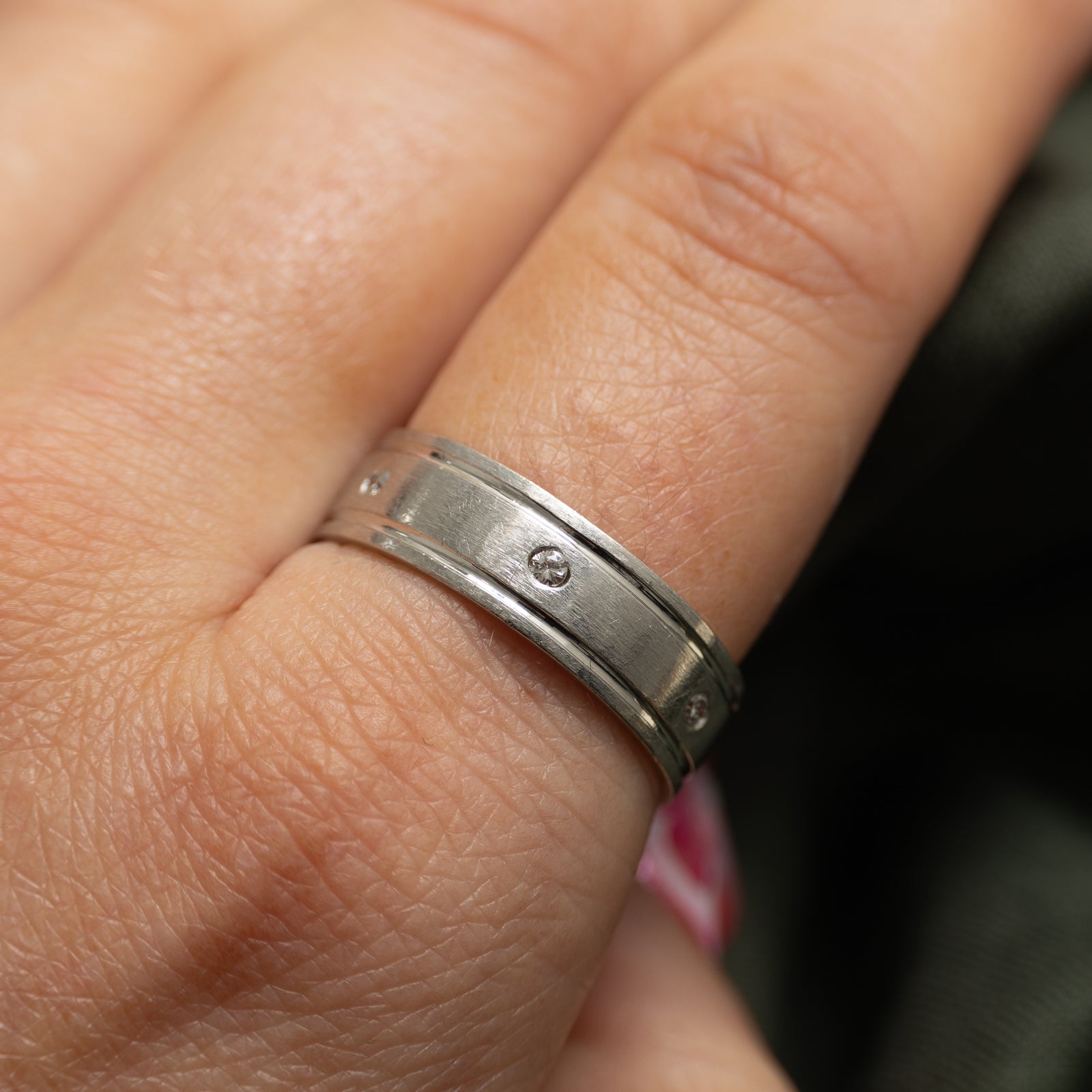 Flush Set Diamond Band | 0.08ctw | SZ 10.25