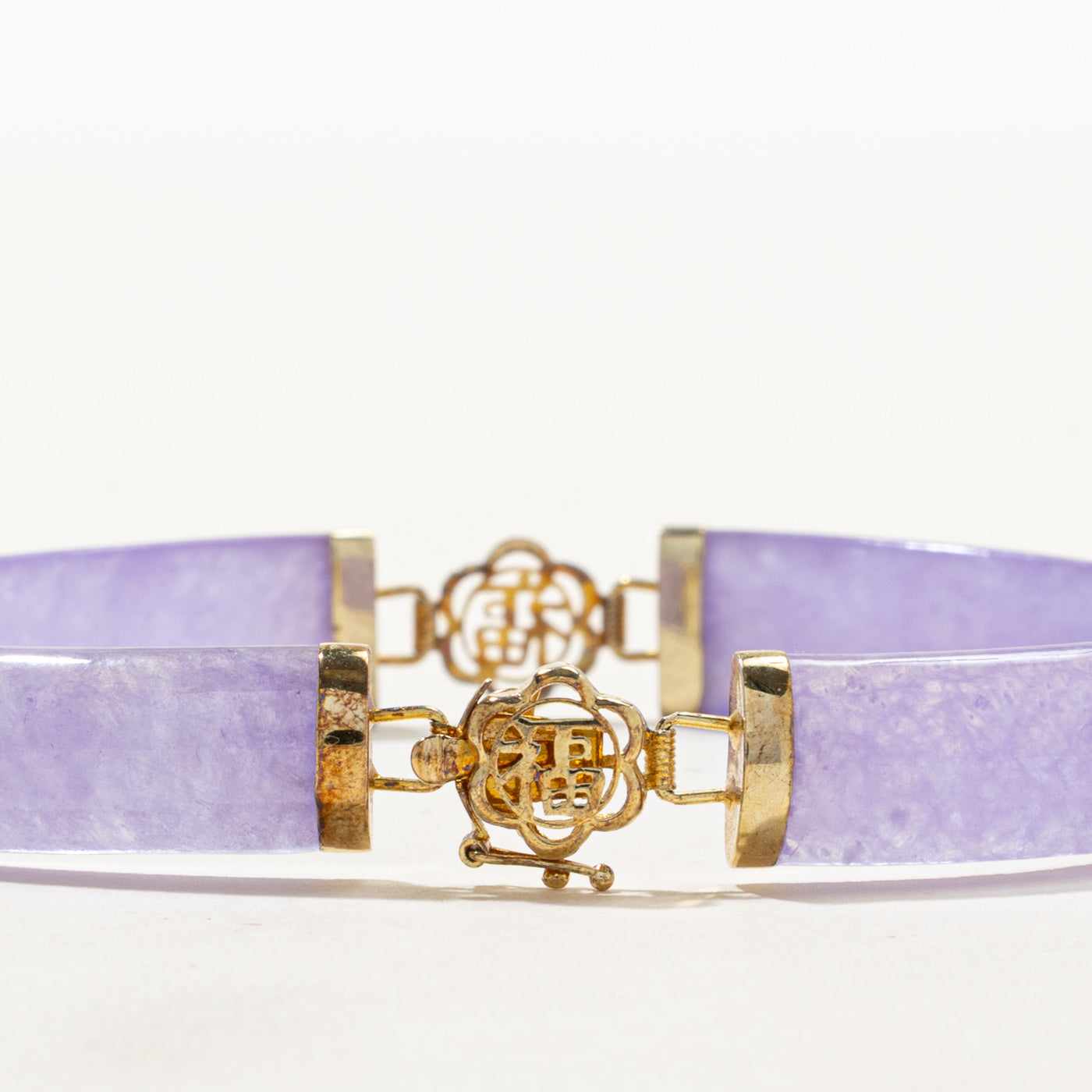 Purple Jadeite Bar Bracelet | 36.00ctw | 7"