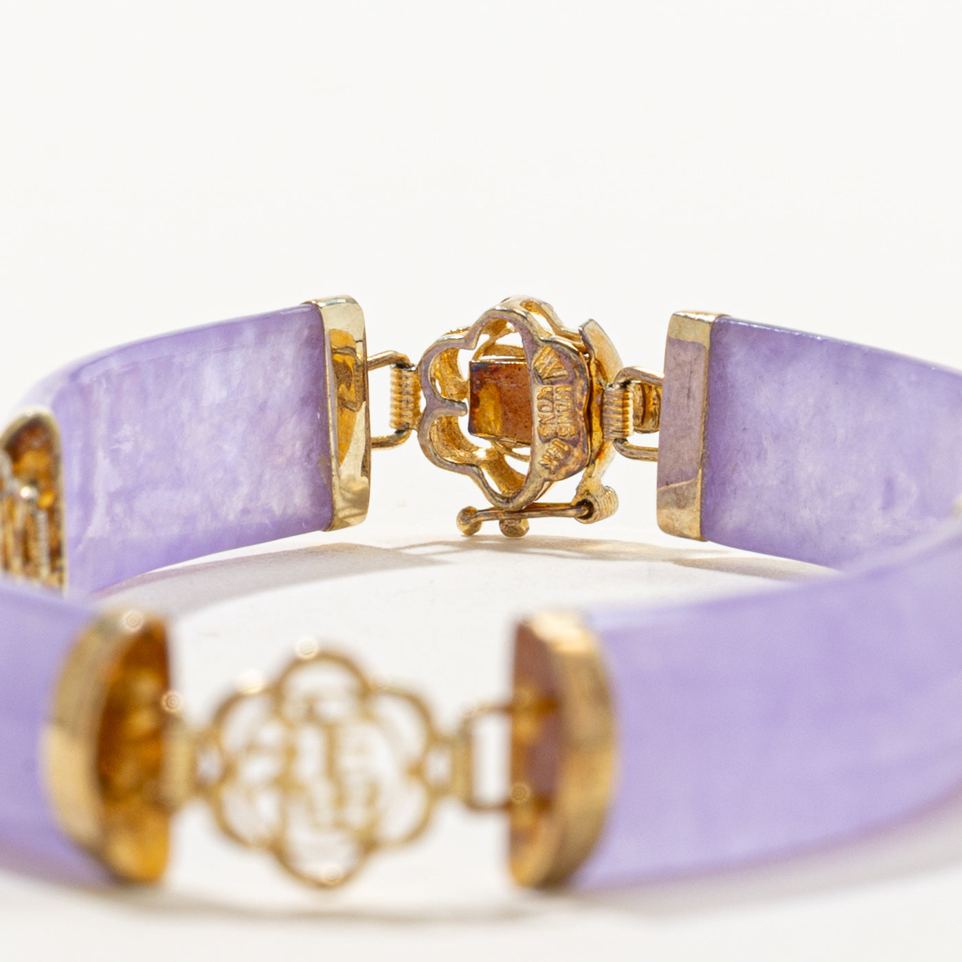 Purple Jadeite Bar Bracelet | 36.00ctw | 7"