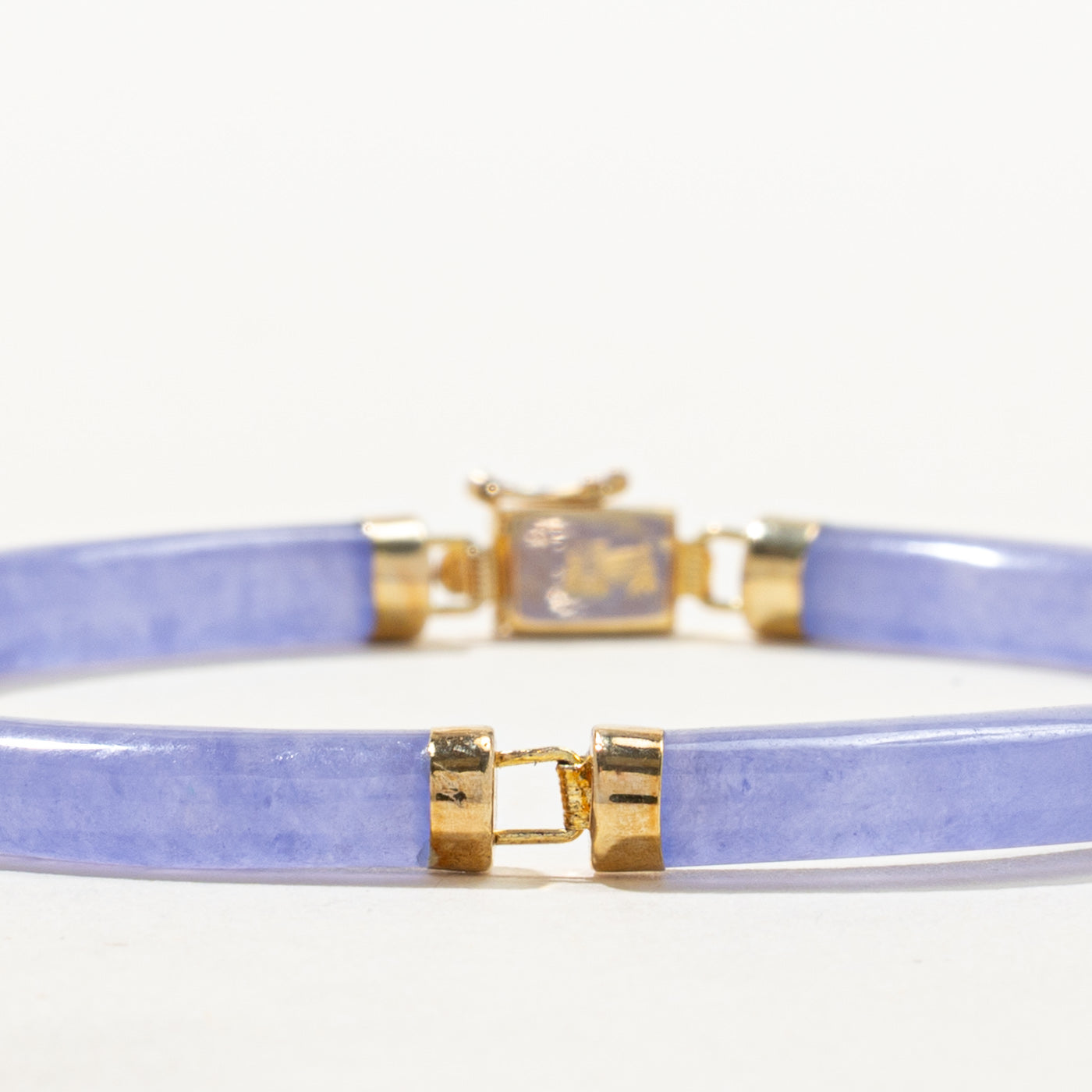 Purple Jadeite Bar Bracelet | 30.00ctw | 7"