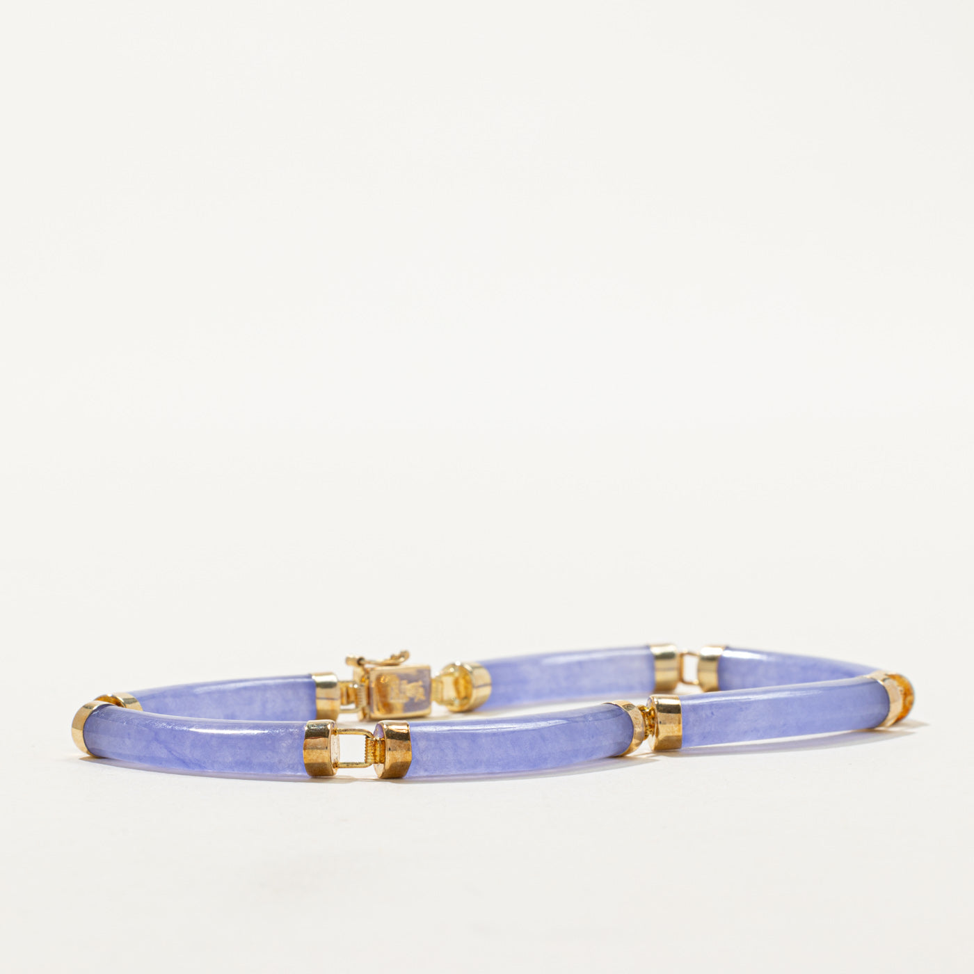 Purple Jadeite Bar Bracelet | 30.00ctw | 7"