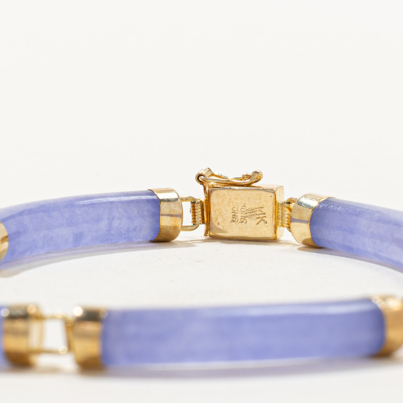 Purple Jadeite Bar Bracelet | 30.00ctw | 7"