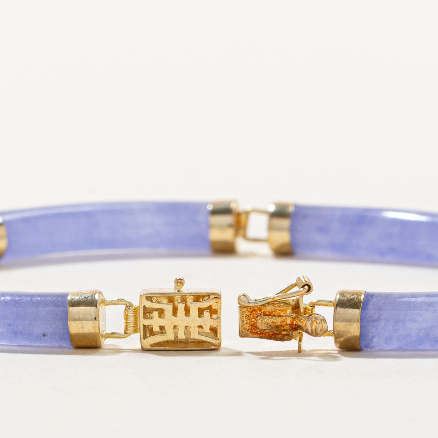 Purple Jadeite Bar Bracelet | 30.00ctw | 7"