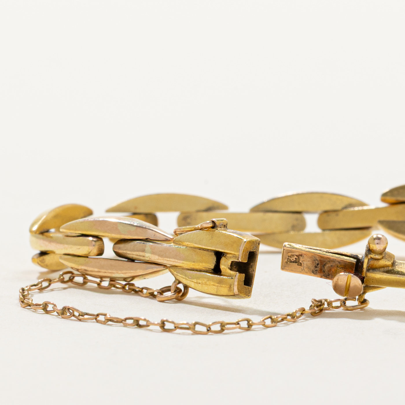 14k Yellow Gold & Seed Pearl Accent Bracelet | 8"