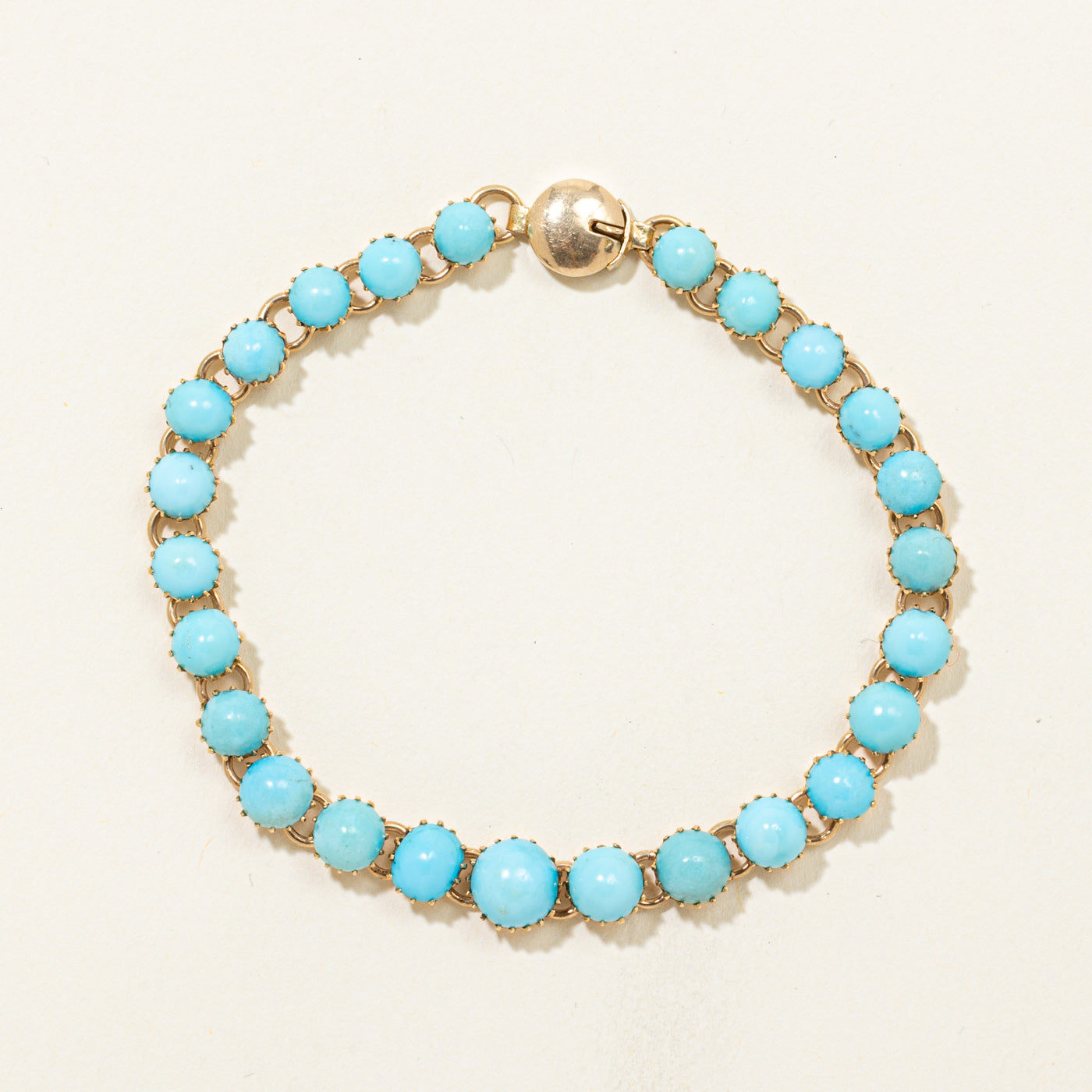 Turquoise Gemstone Bracelet | 6.70ctw | 7"