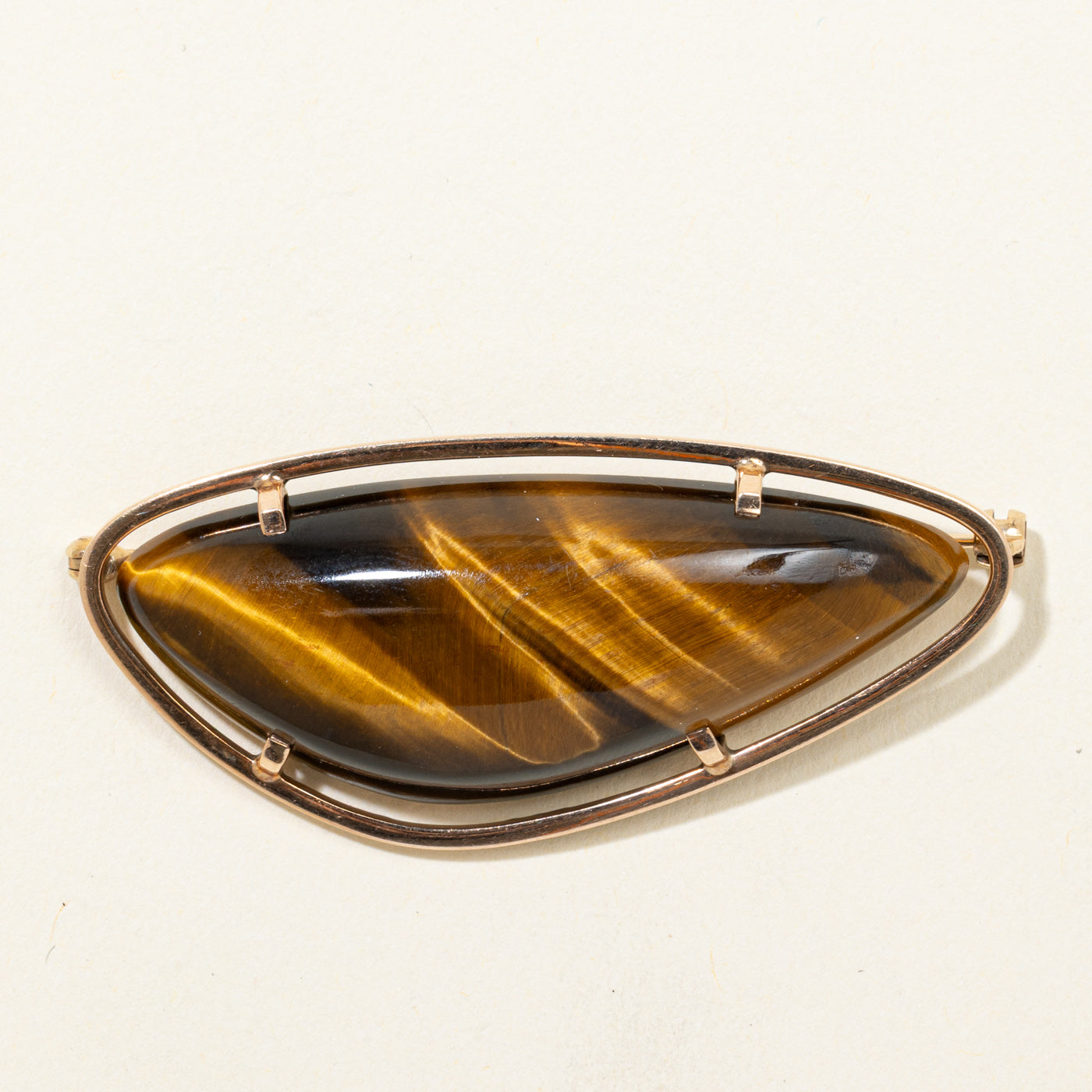Large Tiger's Eye Brooch | 52.00ct