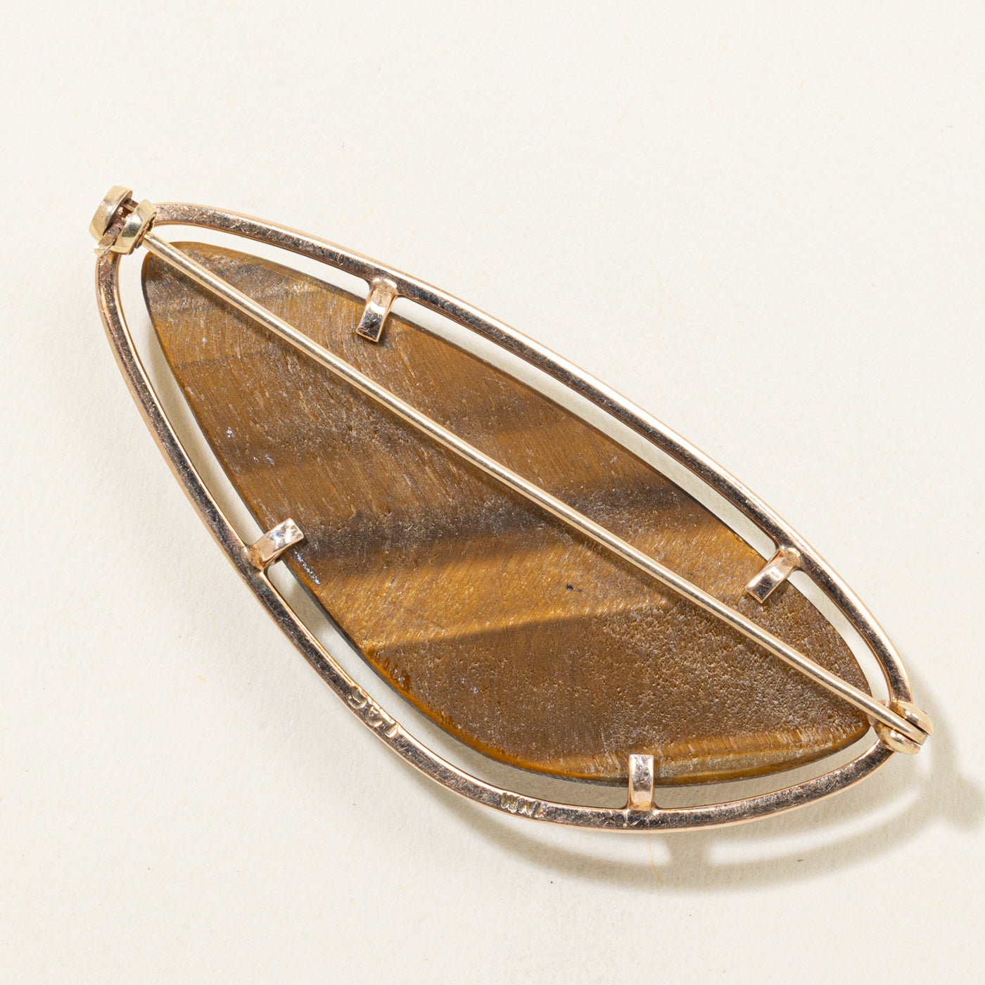 Large Tiger's Eye Brooch | 52.00ct