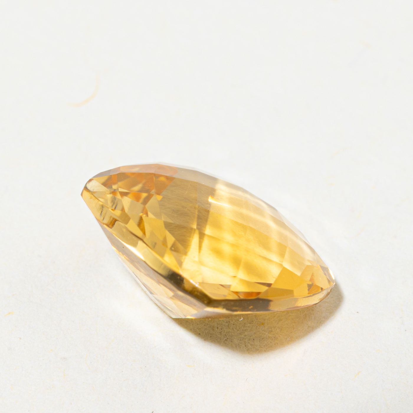 Checkerboard Square Cut Loose Citrine | 3.50ct