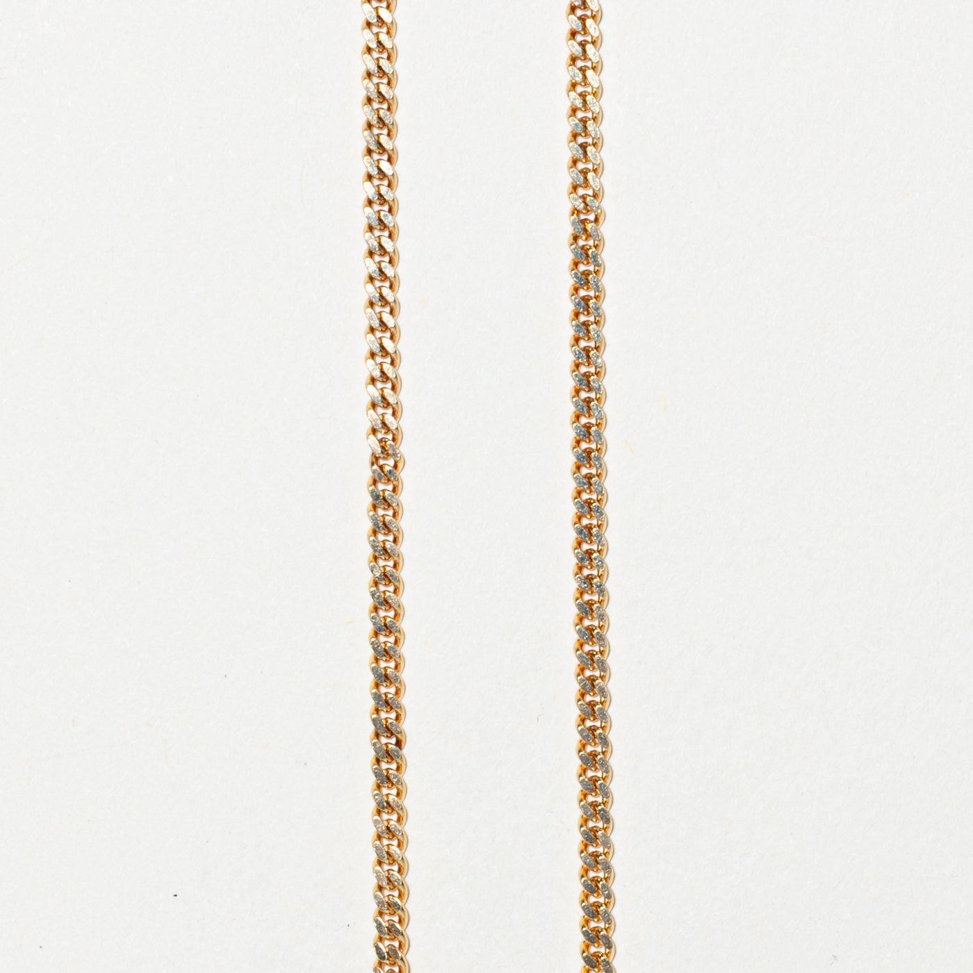Birmingham 9k Rosy Yellow Gold Curb Link Chain | 17"