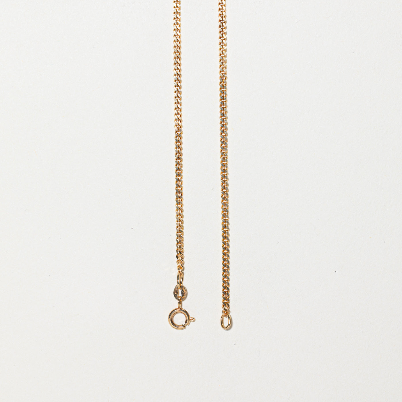 Birmingham 9k Rosy Yellow Gold Curb Link Chain | 17"