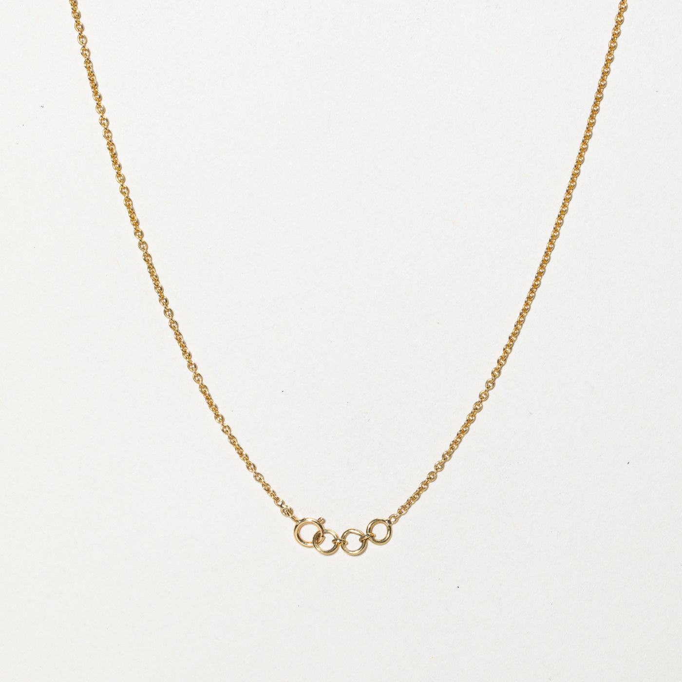 Enamel & Diamond Lotus Flower Necklace | 0.08ctw | 15"