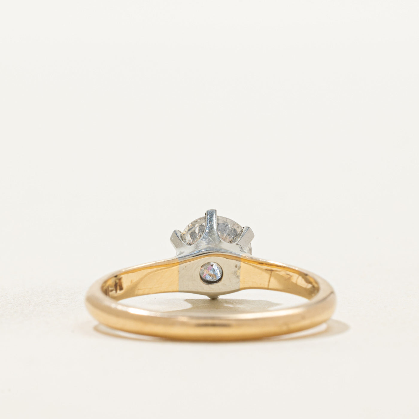 Solitaire Six Prong Diamond Engagement Ring | 0.85ct | SZ 6