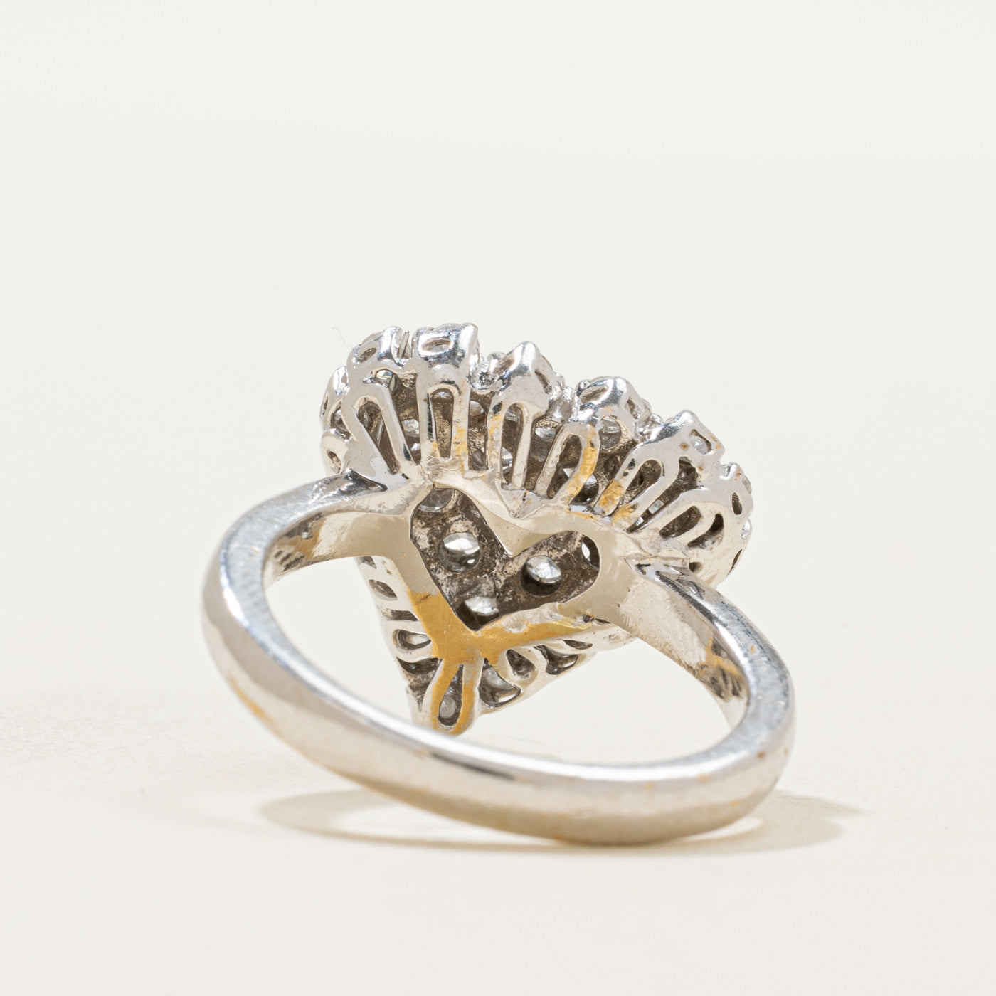 Diamond Heart Cluster Ring | 0.50ctw | SZ 6