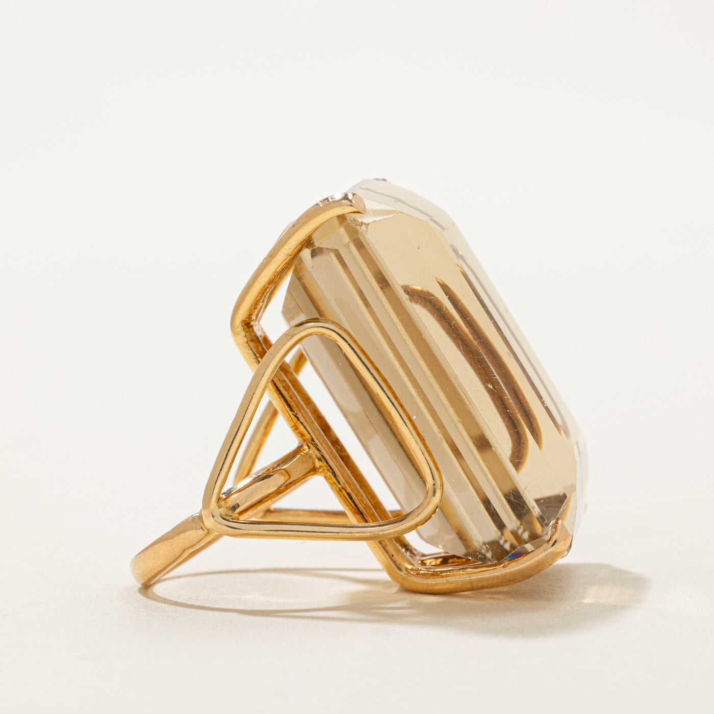 Large Smoky Quartz Cocktail Ring | 72.00ct | SZ 5.5