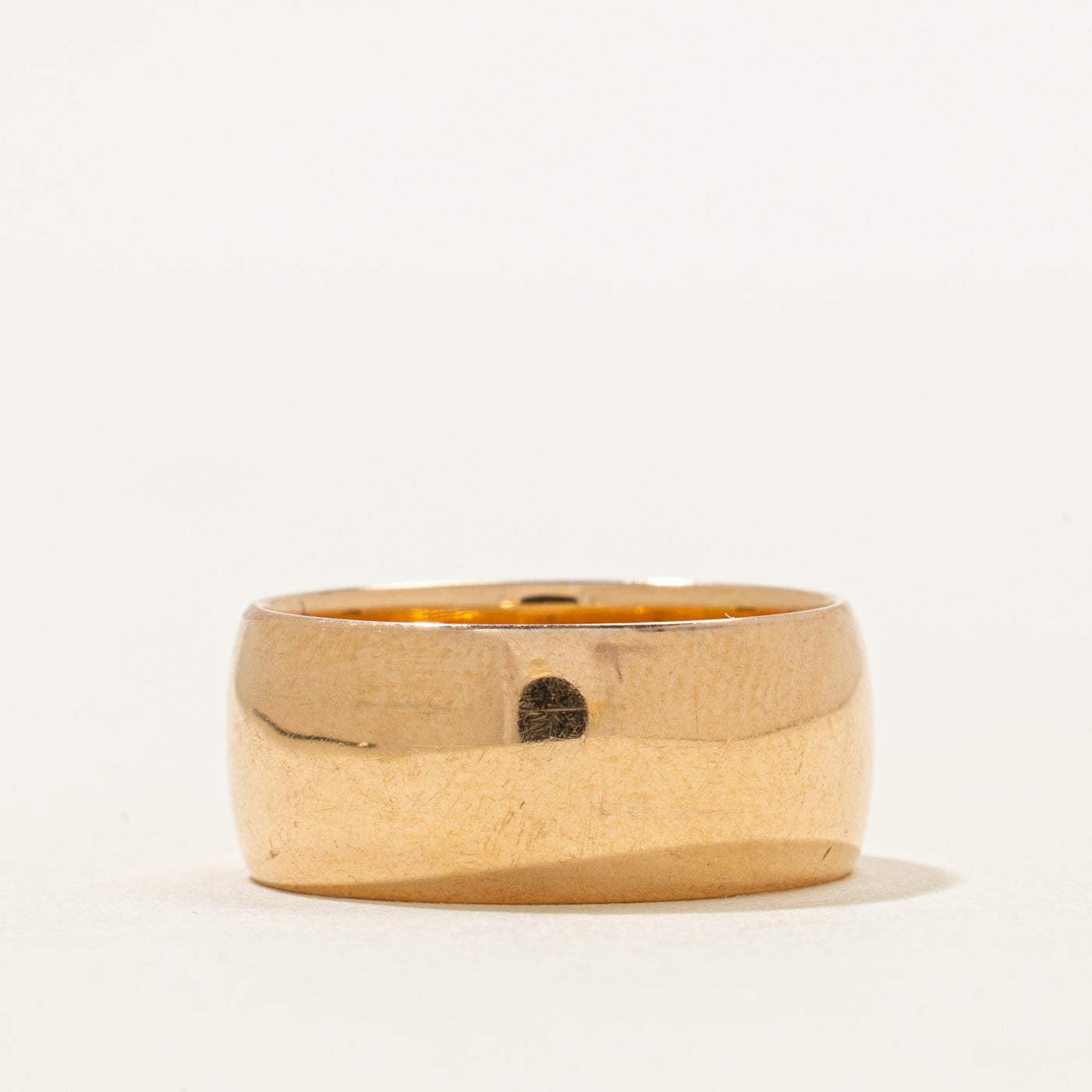18k Yellow Gold Cigar Band | 8.00mm | SZ 6