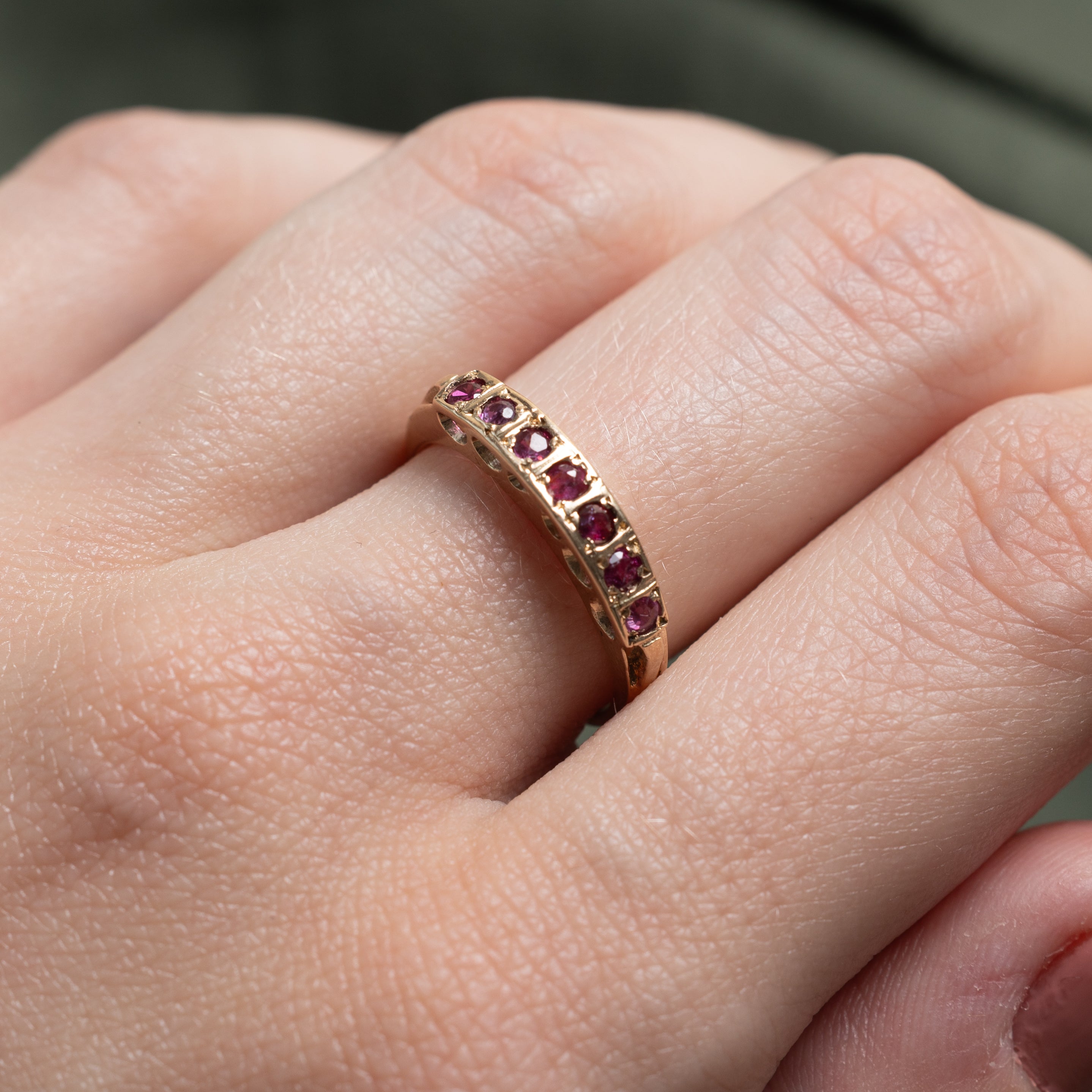 Semi Eternity Ruby Band | 0.35ctw | SZ 6.25