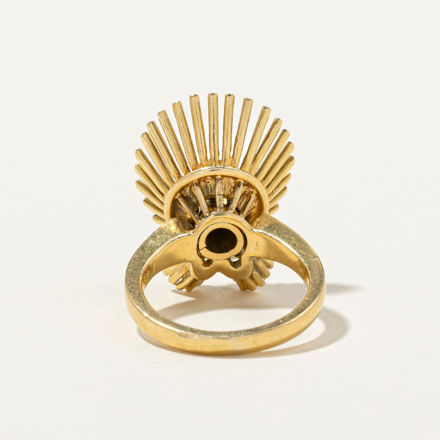 Ruby & Diamond Petal Cocktail Ring | 0.53ctw, 0.05ct | SZ 5.25