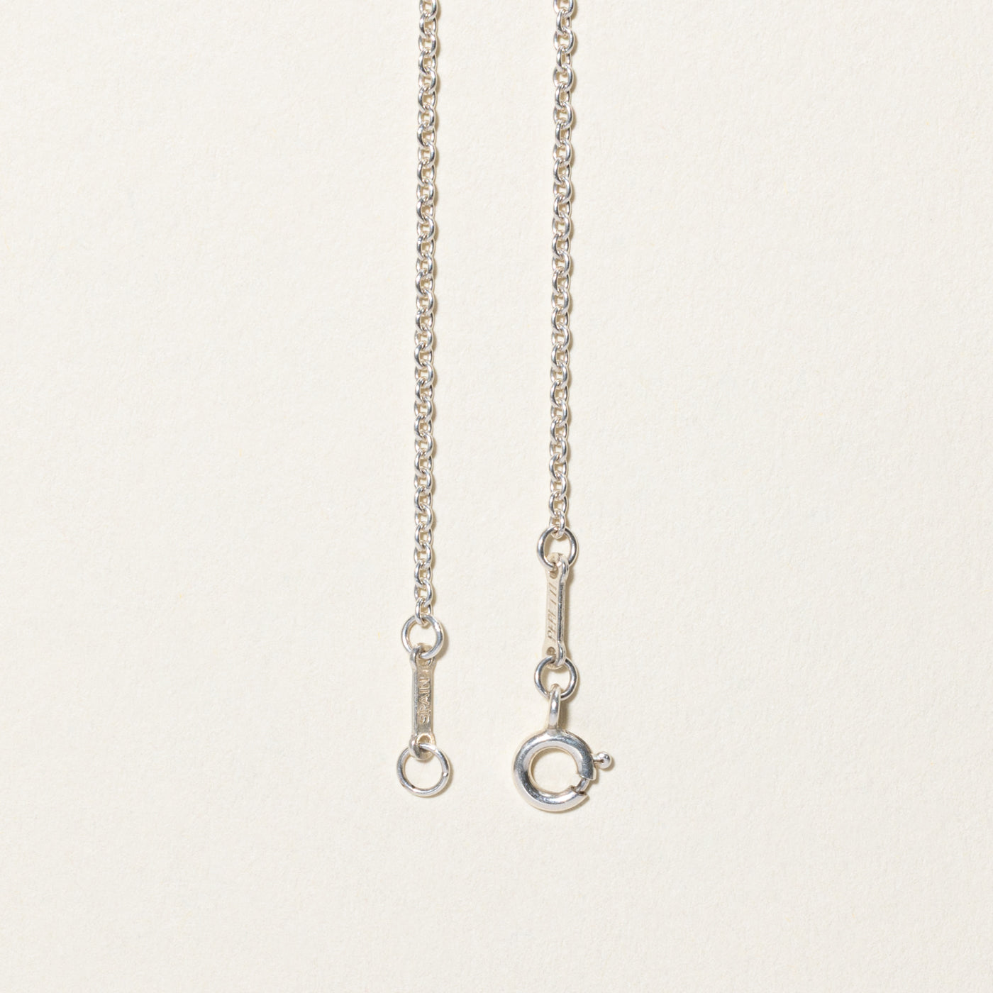 'Tiffany & Co' Tiffany 1837 Circle Pendant in Silver | 15.5"