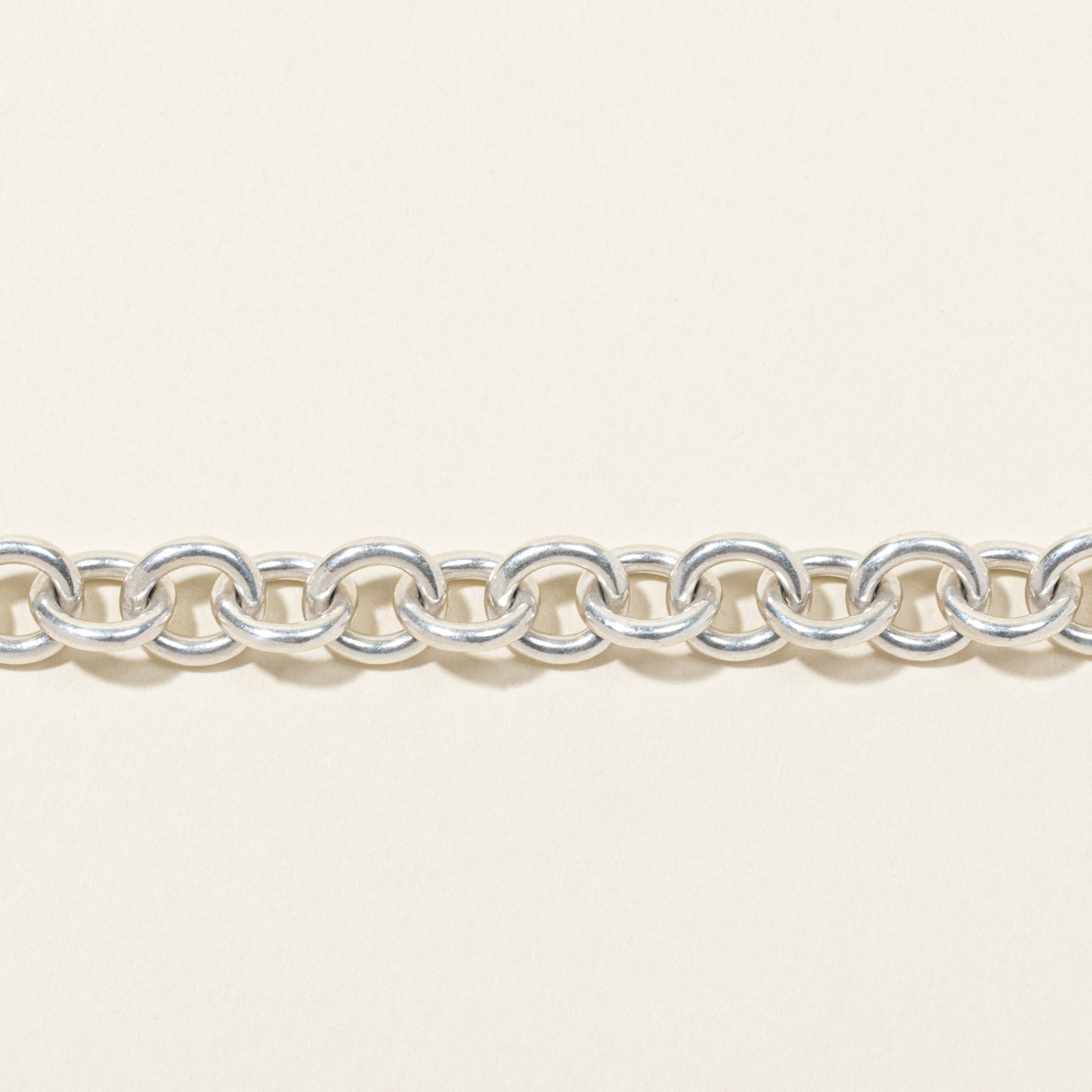 'Tiffany & Co' Return to Tiffany Heart Tag Charm Bracelet in Silver | 7.5""