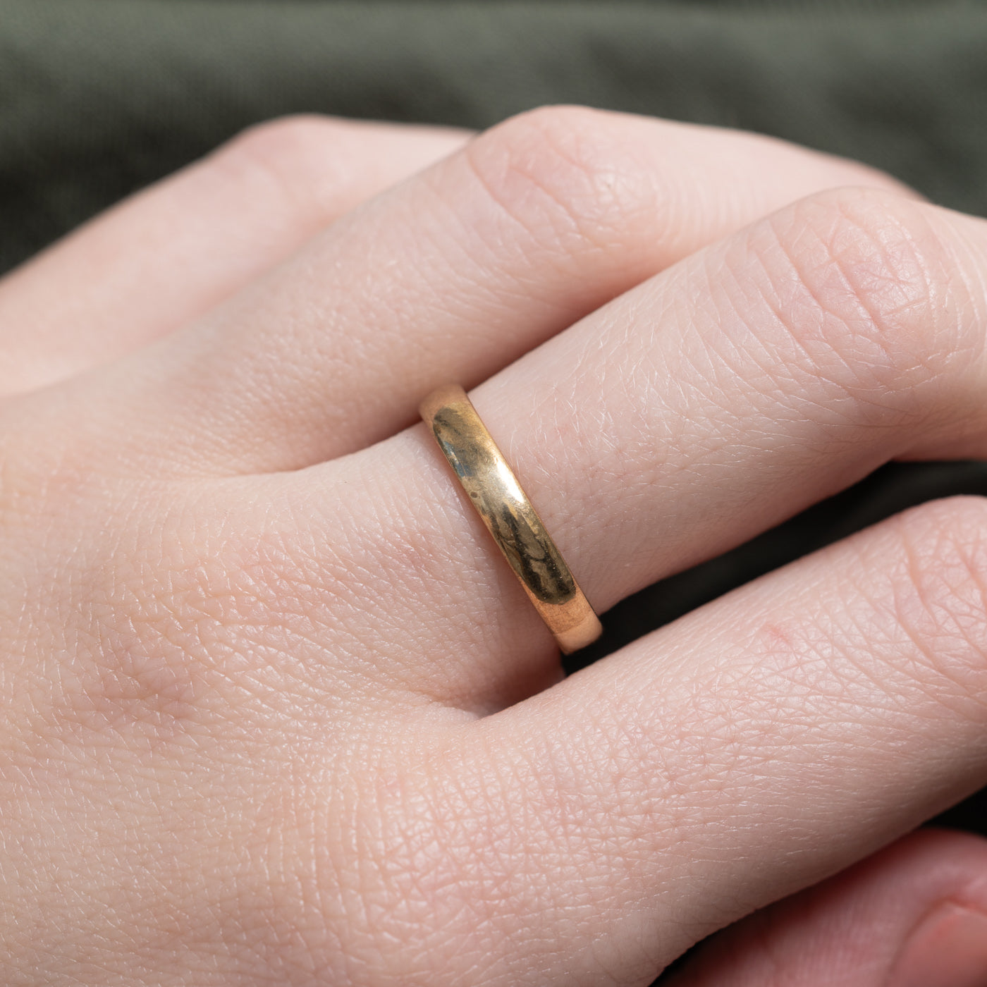 1944 Birmingham 9k Yellow Gold Band | 3.15mm | SZ 6.25