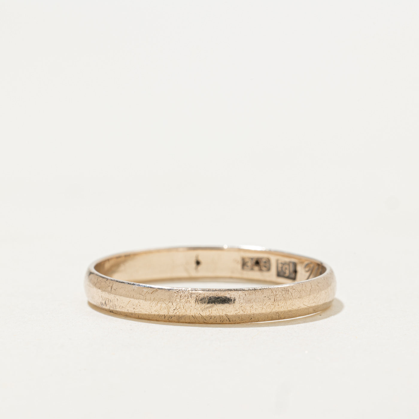 8k Yellow Gold Band | 3.15mm | SZ 11.0