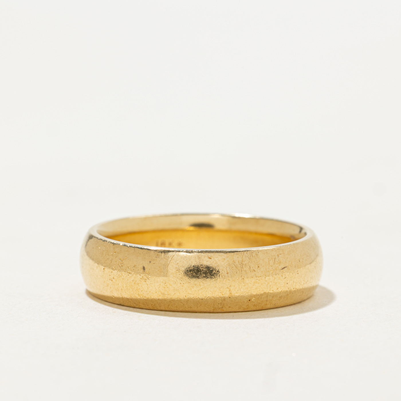 18k Yellow Gold Band | 6.00mm | SZ 10.0