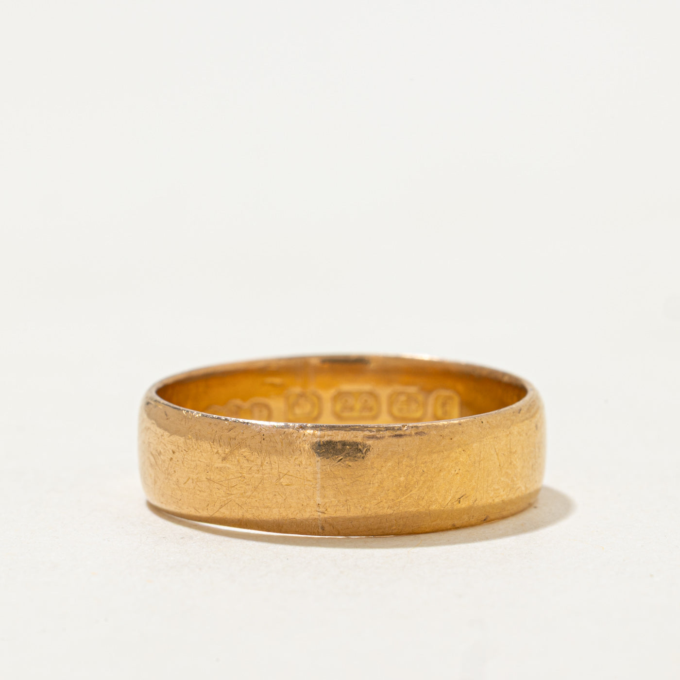 1905 Birmingham 22k Yellow Gold Band | 5.30mm | SZ 8.0