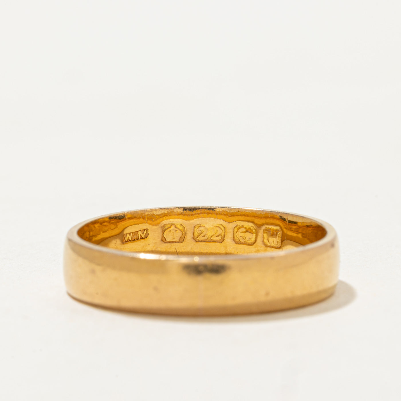 1971 Birmingham 22k Yellow Gold Band | 4.05mm | SZ 7.0