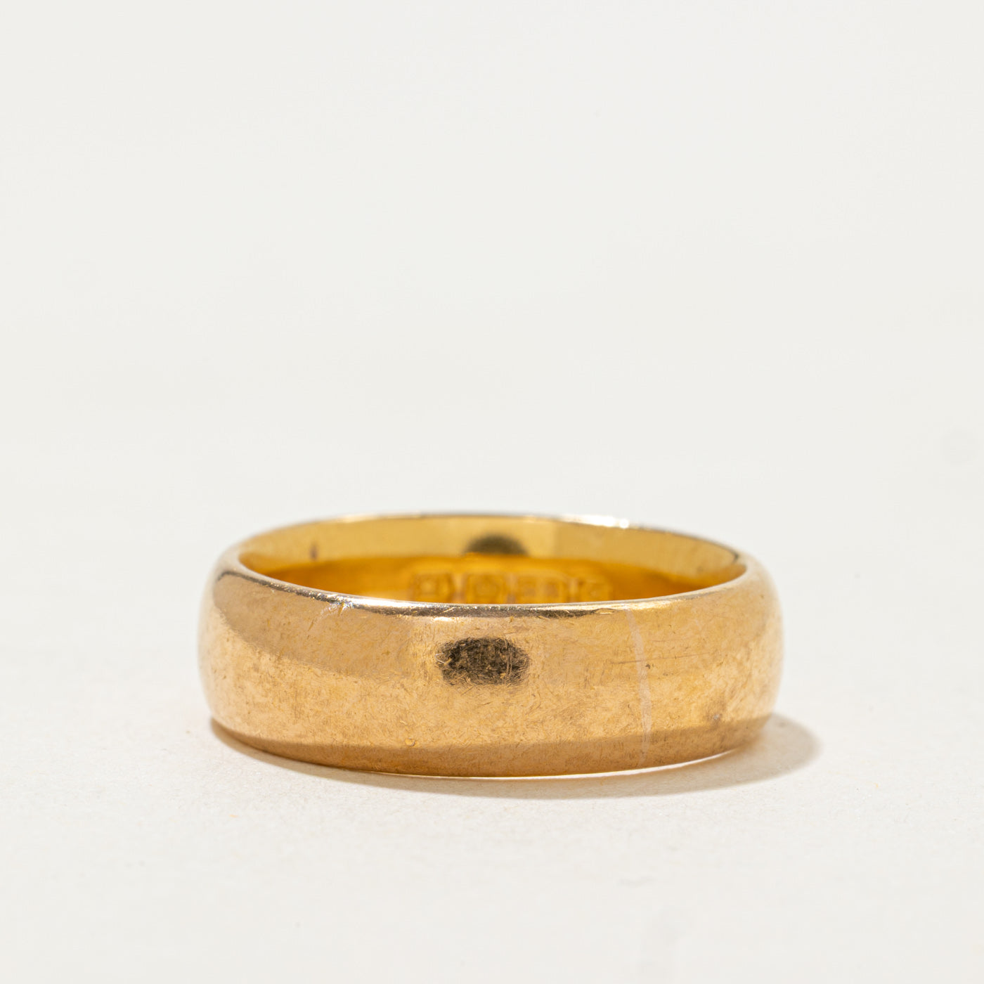 1918 London 22k Yellow Gold Band | 5.75mm | SZ 6.0