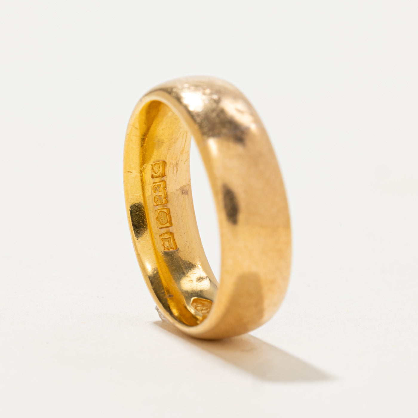 1918 London 22k Yellow Gold Band | 5.75mm | SZ 6.0