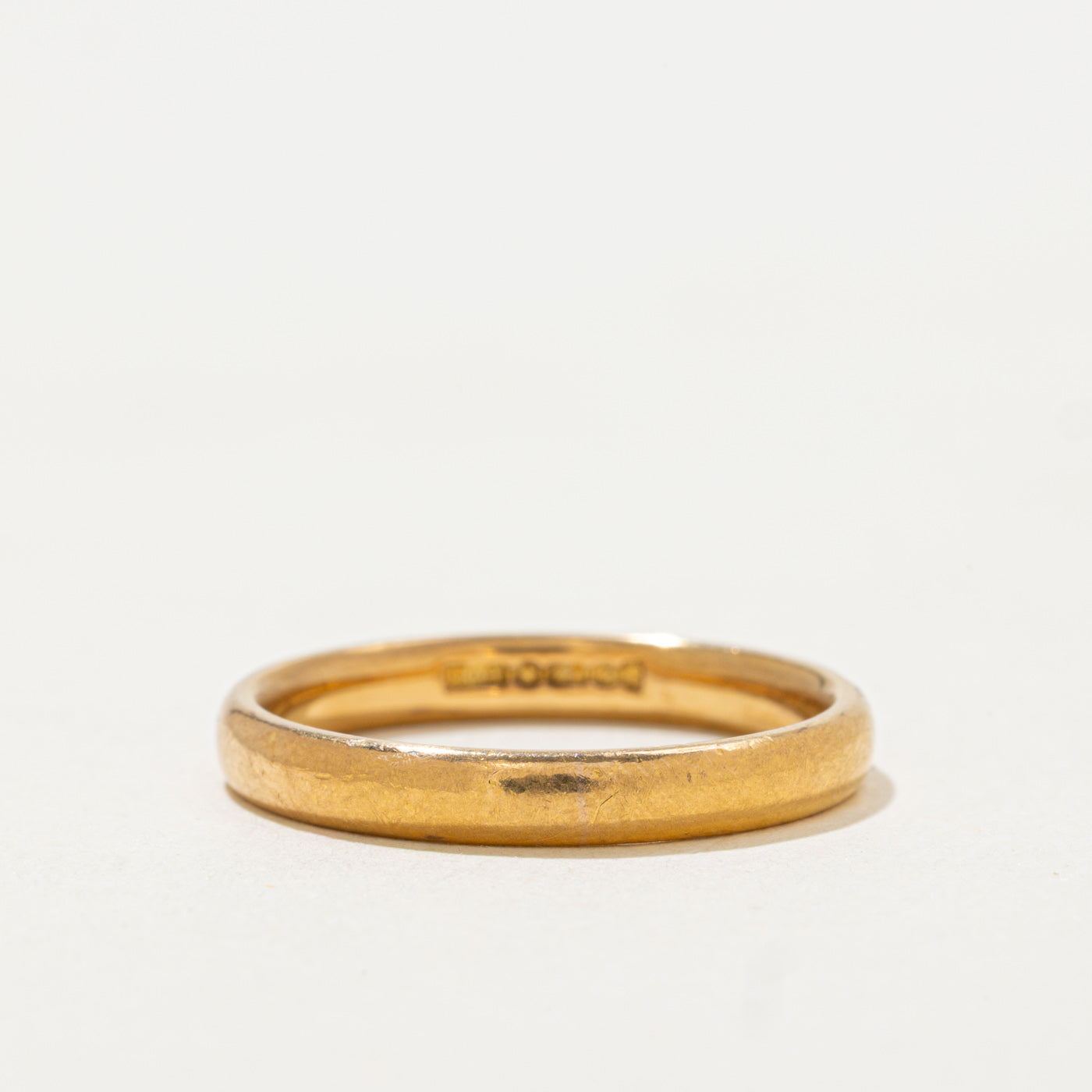 1951 Birmingham 22k Yellow Gold Band | 2.45mm | SZ 6.75