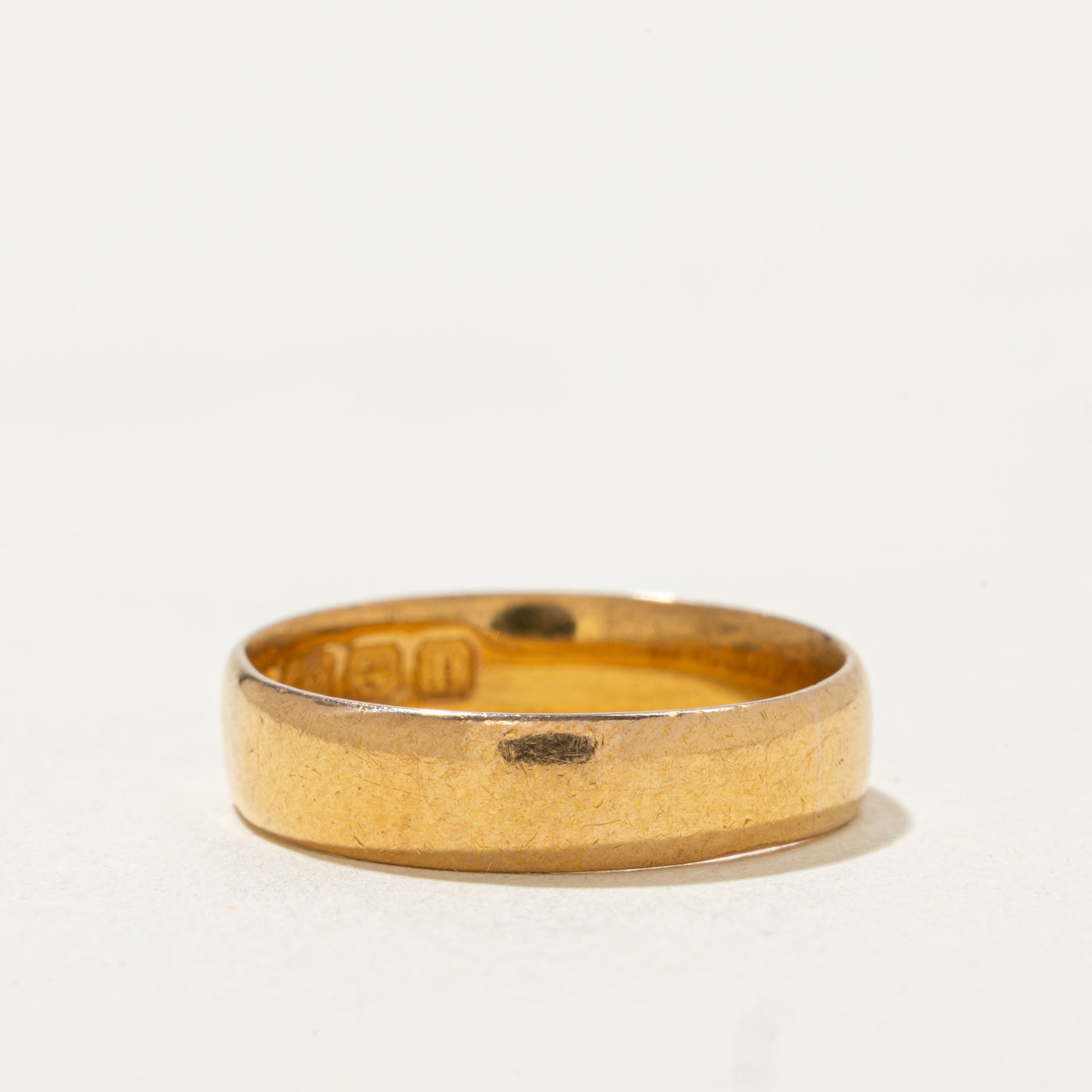 1914 Birmingham 22k Yellow Gold Band | 4.35mm | SZ 5.5