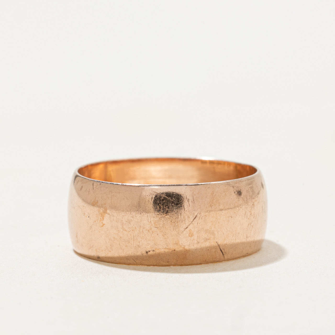 1919 Birmingham 9k Rose Gold Cigar Band | 7.50mm | SZ 6.5