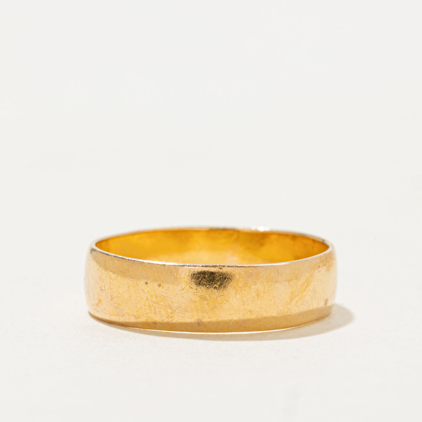 1910 Birmingham 22k Yellow Gold Band | 5.30mm | SZ 7.0