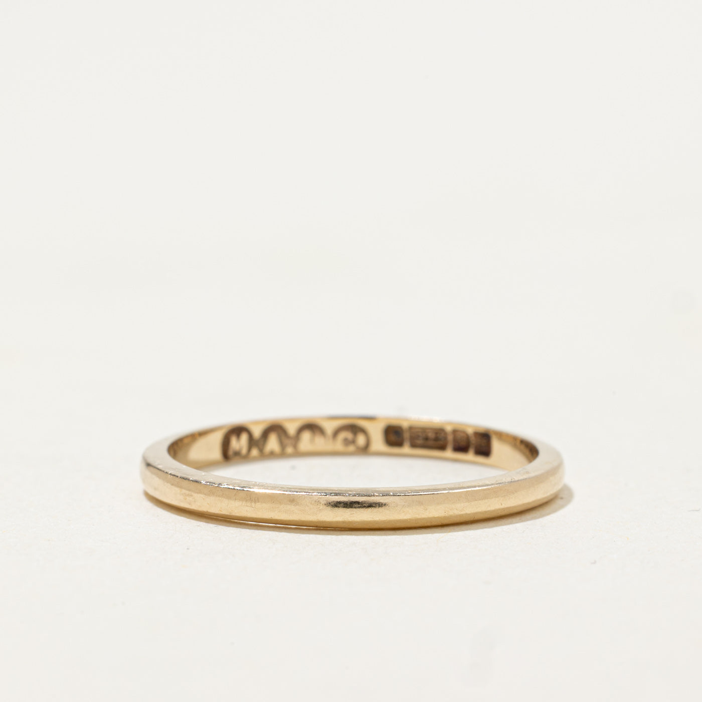 1972 Birmingham 9k Yellow Gold Band | 2.00mm | SZ 8.5