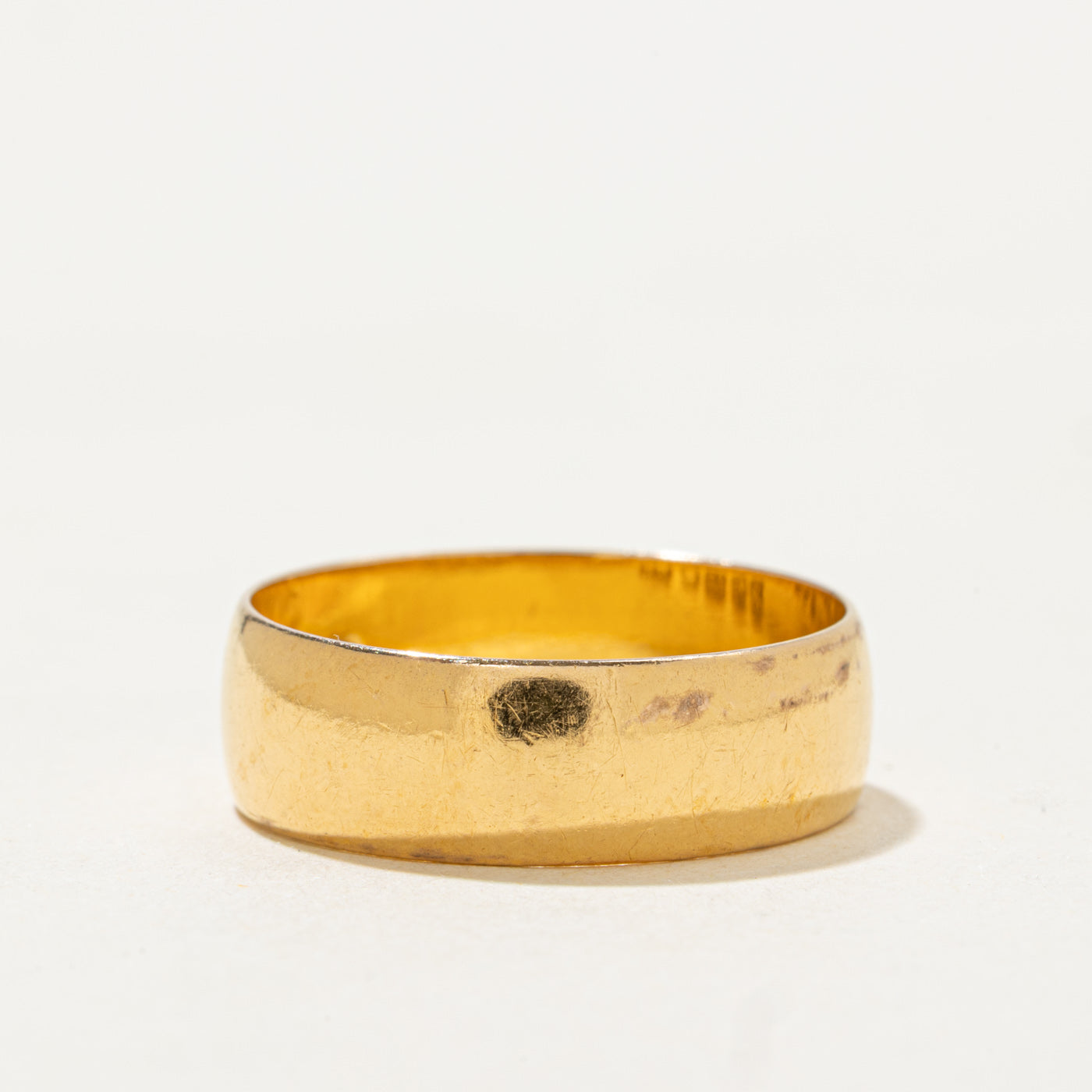 1909 Birmingham 22k Yellow Gold Band | 5.85mm | SZ 6.25