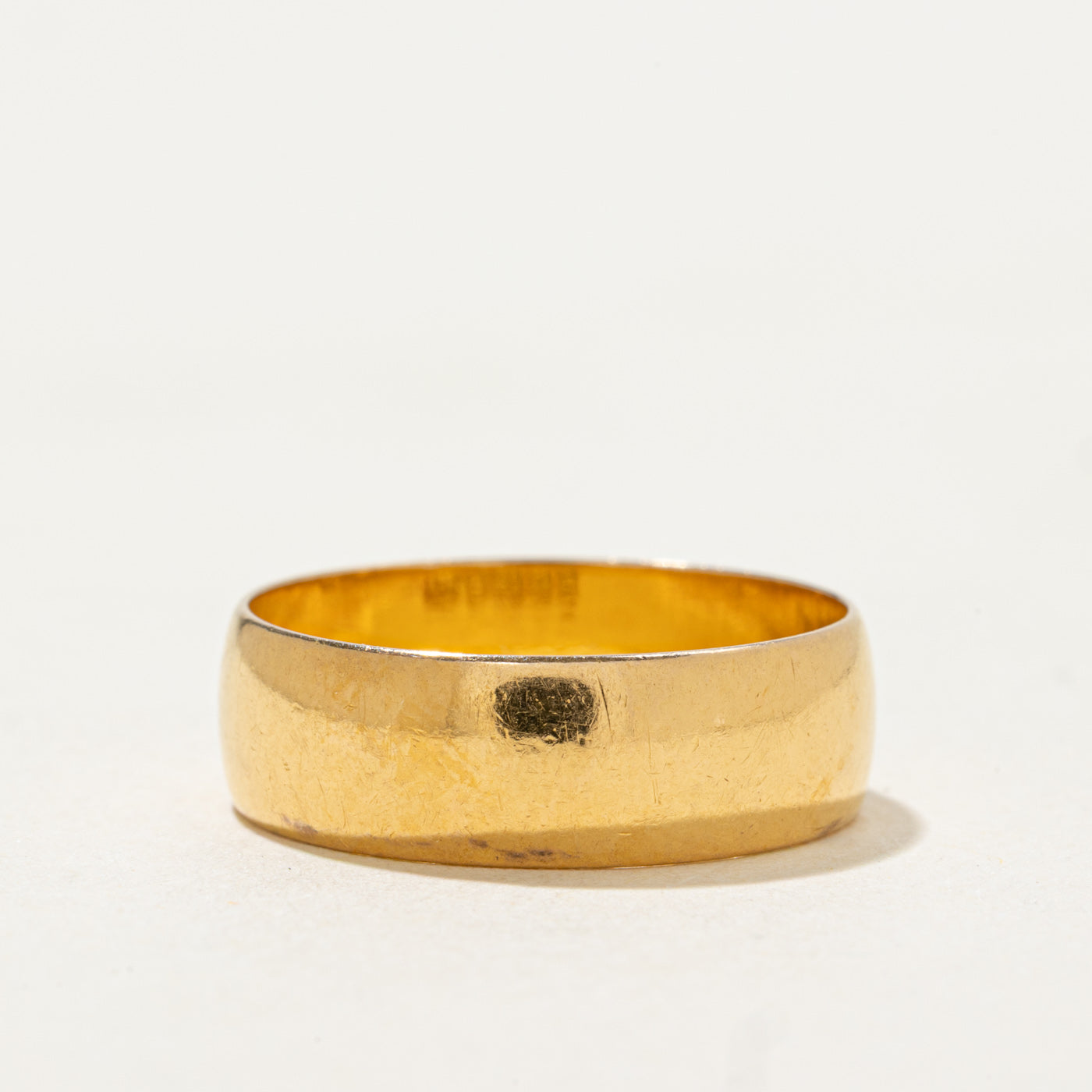 1909 Birmingham 22k Yellow Gold Band | 5.85mm | SZ 6.25
