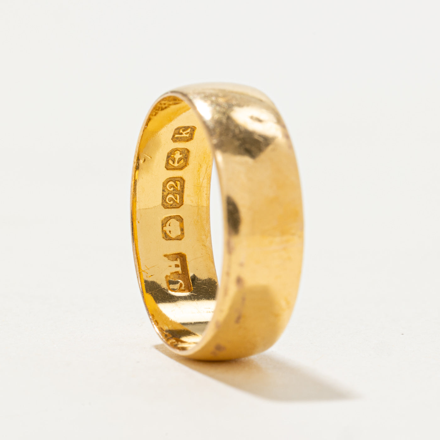 1909 Birmingham 22k Yellow Gold Band | 5.85mm | SZ 6.25