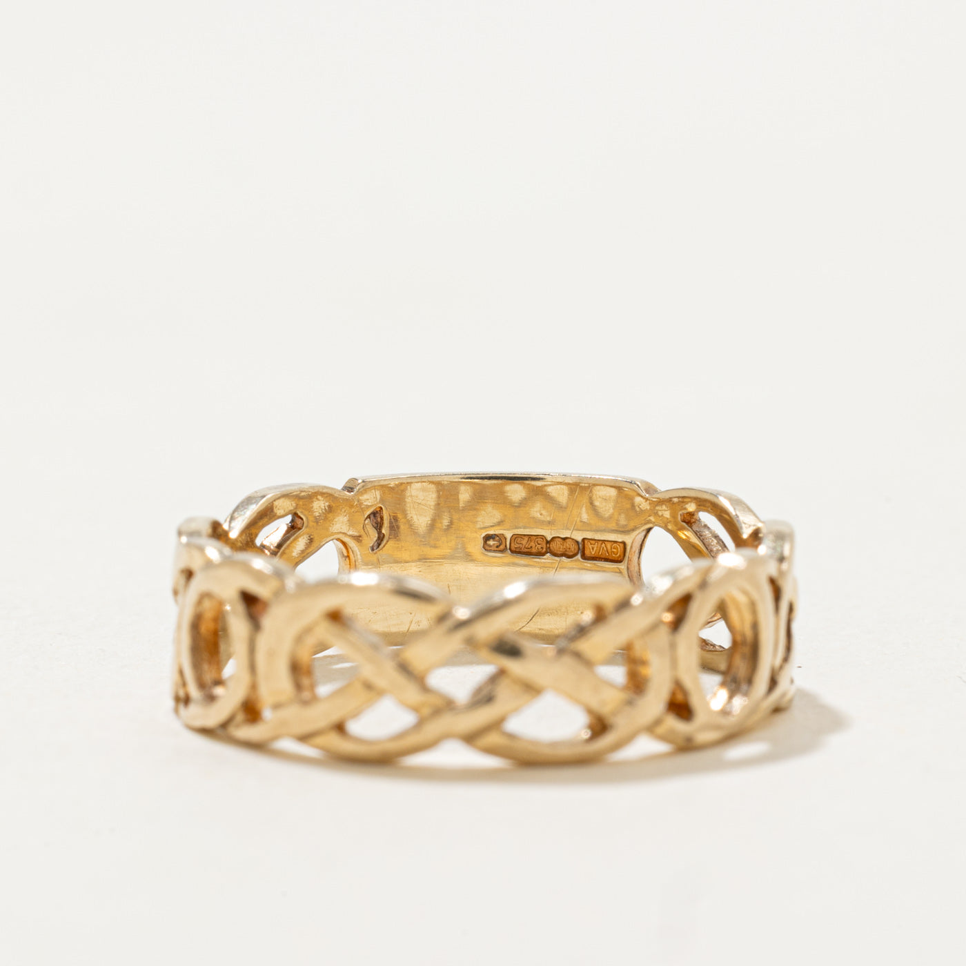 Birmingham 9k Yellow Gold Celtic Band | 5.65mm | SZ 6.25