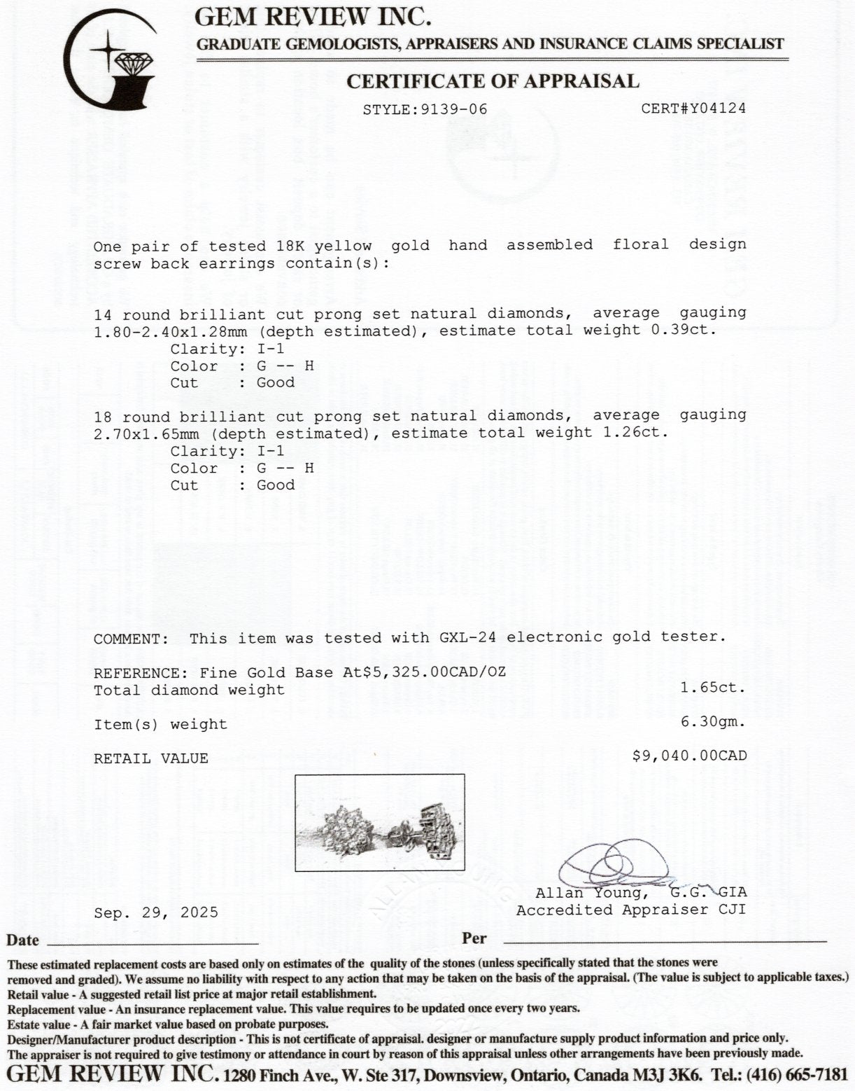 18k Diamond Snowflake Cluster Studs | 1.65ctw