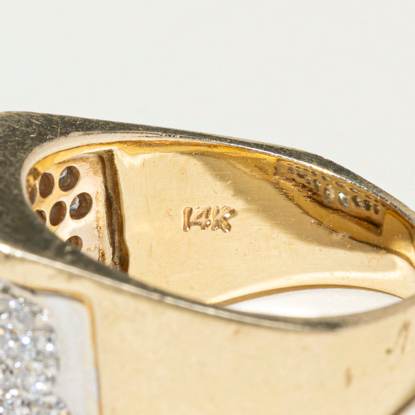 Pavé Set Diamond Chunky Band | 1.18ctw | 13mm | SZ 8