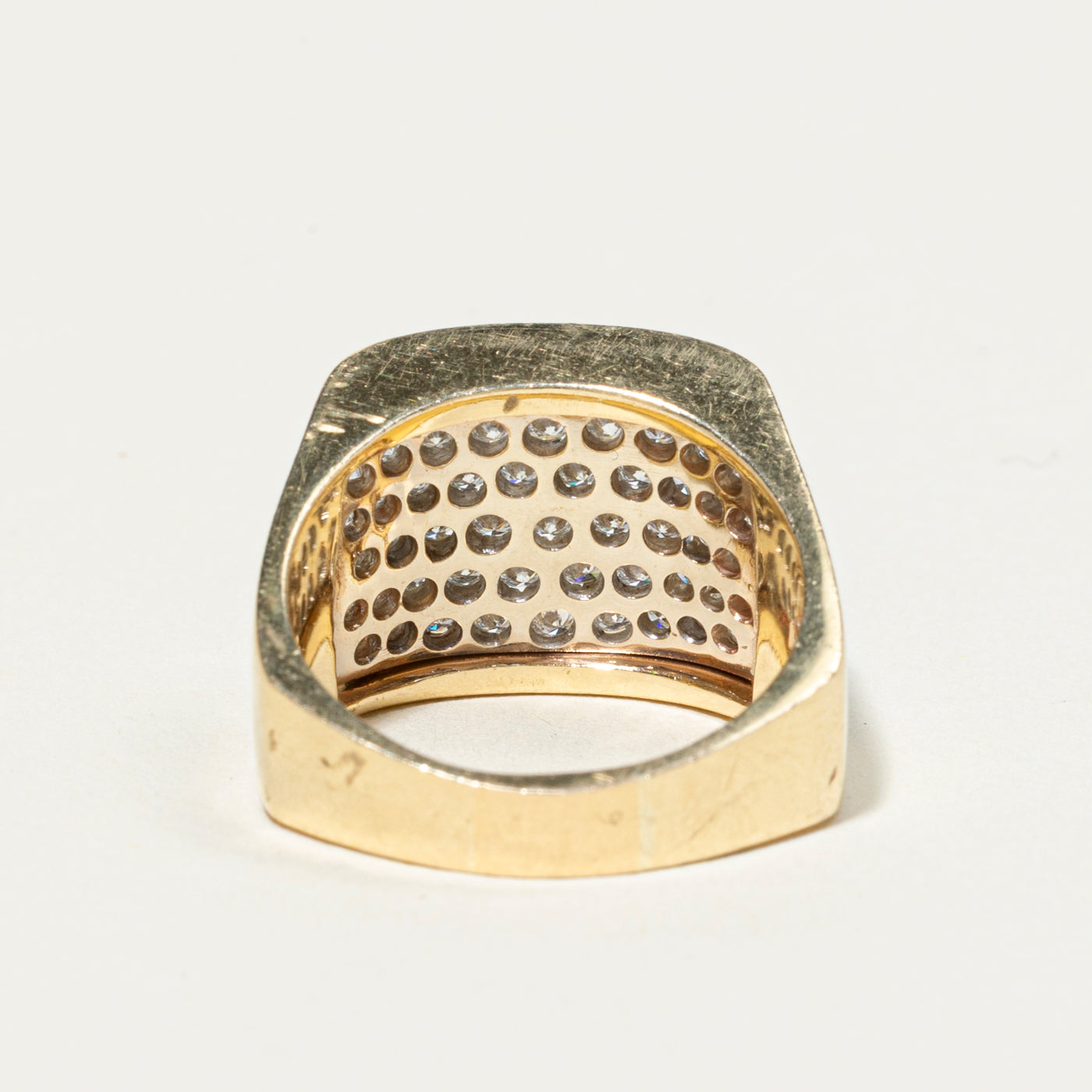 Pavé Set Diamond Chunky Band | 1.18ctw | 13mm | SZ 8