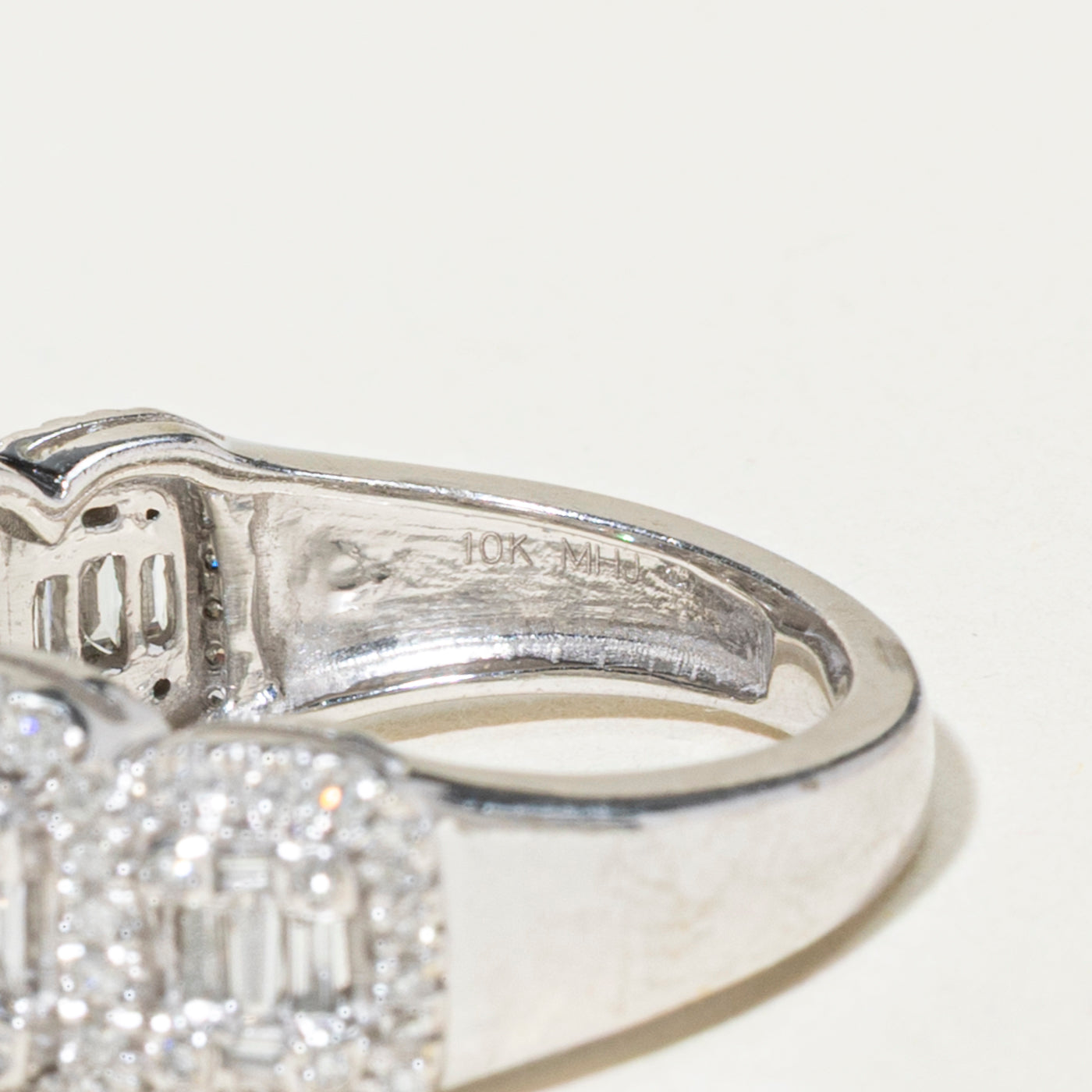 Illusion Set Diamond Multi Cluster Ring | 0.95ctw | SZ 4.25