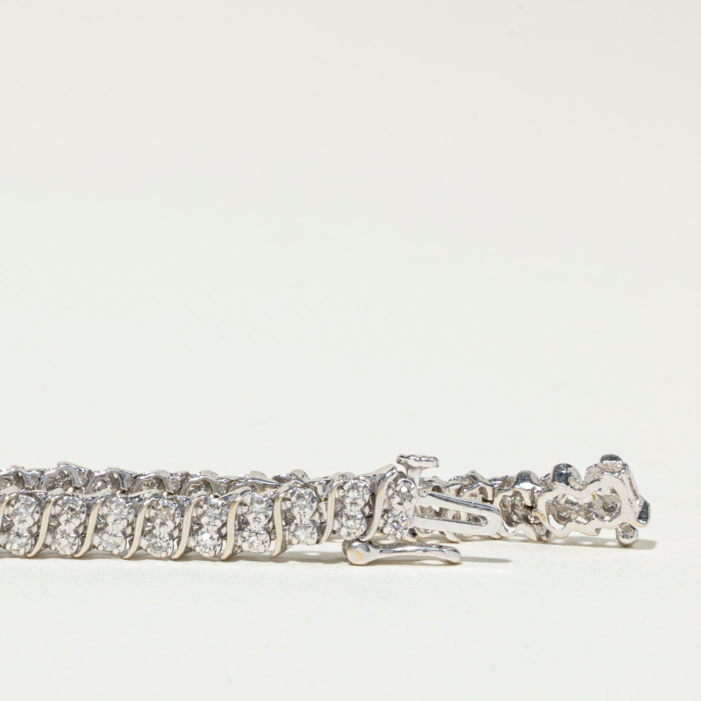 Diamond Double Row Tennis Bracelet | 0.96ctw | 6.25"