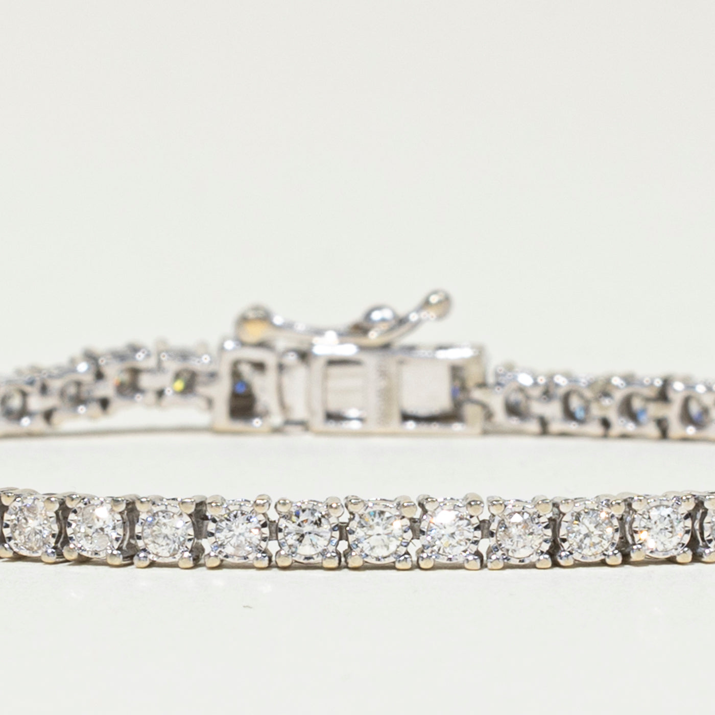 Illusion Set Diamond Tennis Bracelet | 1.97ctw | 7.25"